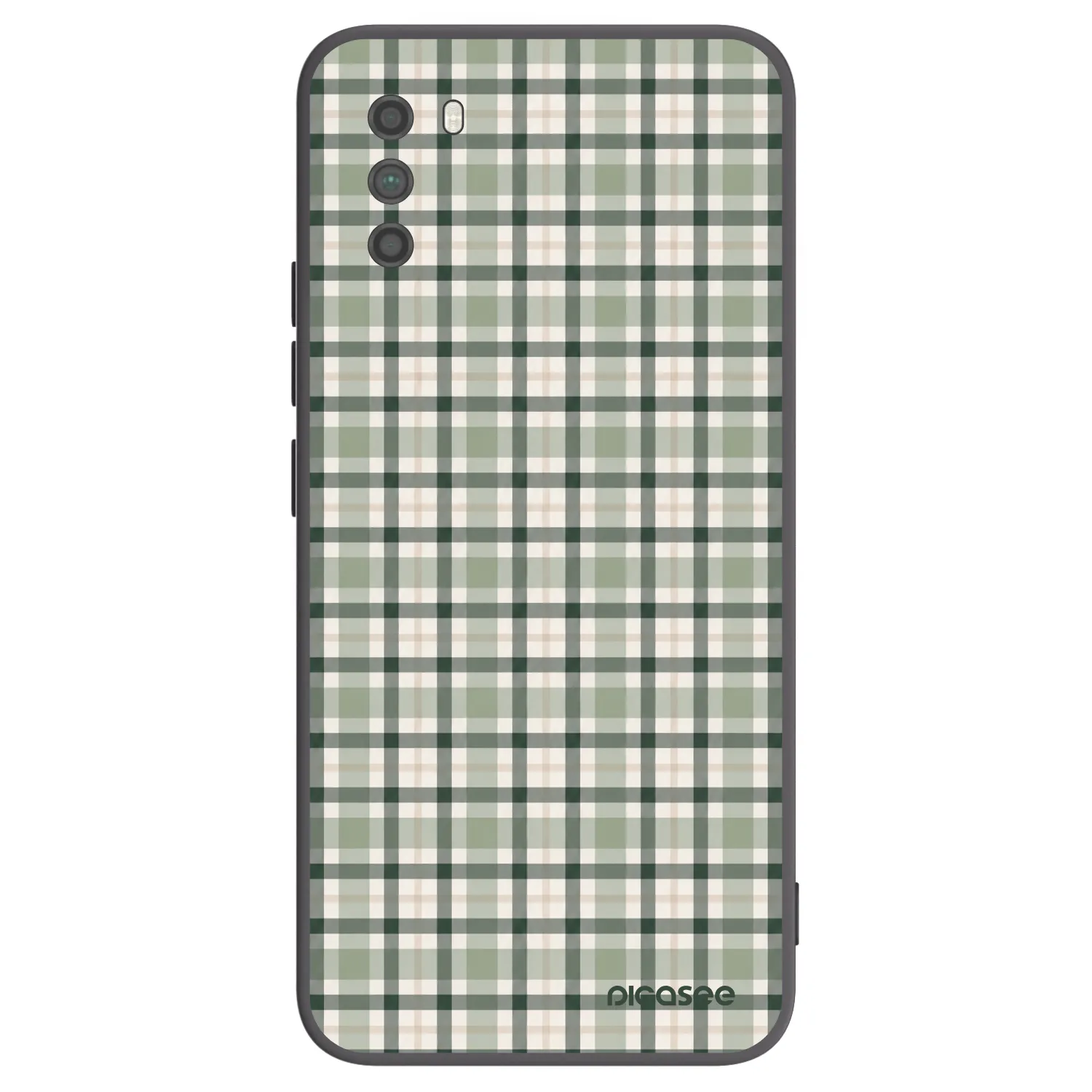 Picasee fekete szilikon tok az alábbi mobiltelefonokra Xiaomi Poco M3 - Sage Tartan
