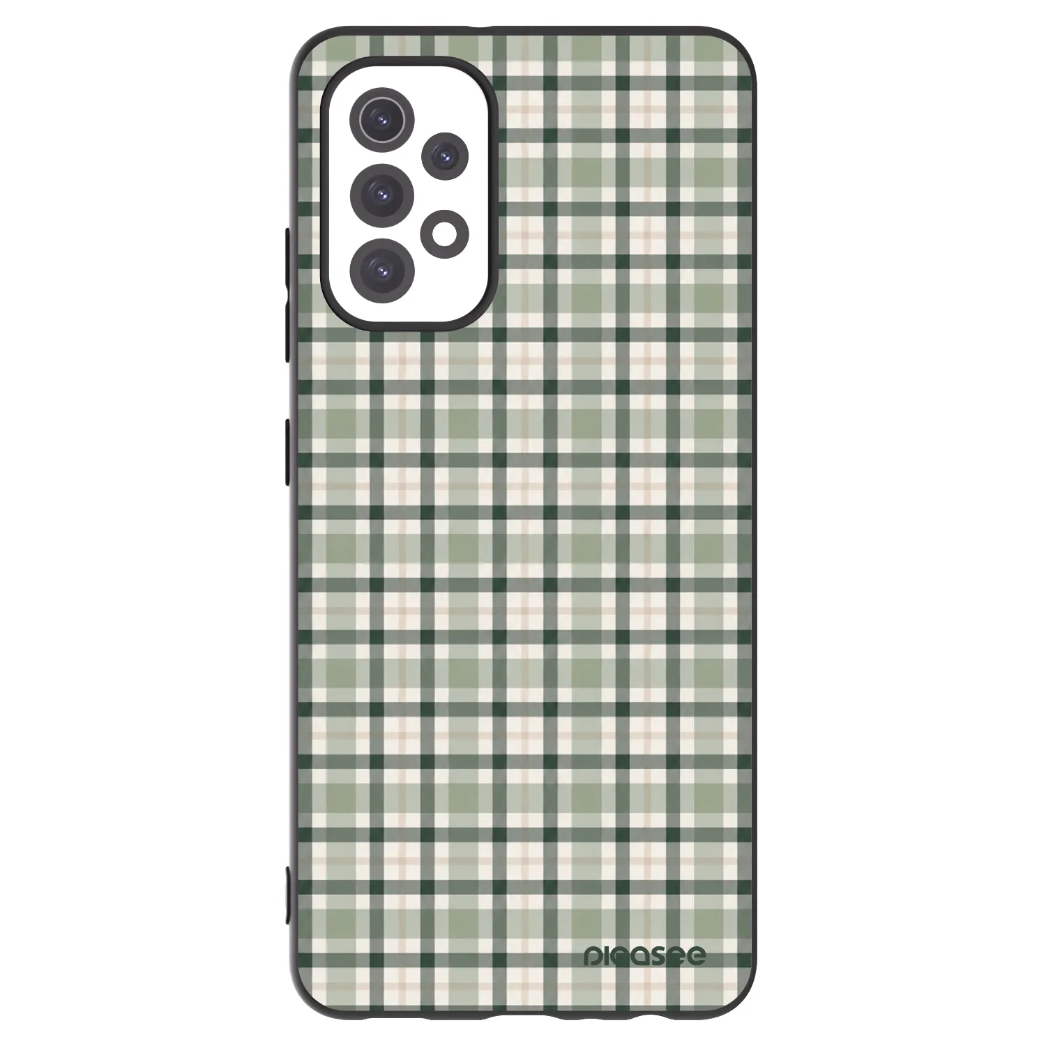 Picasee fekete szilikon tok az alábbi mobiltelefonokra Samsung Galaxy A32 5G A326B - Sage Tartan