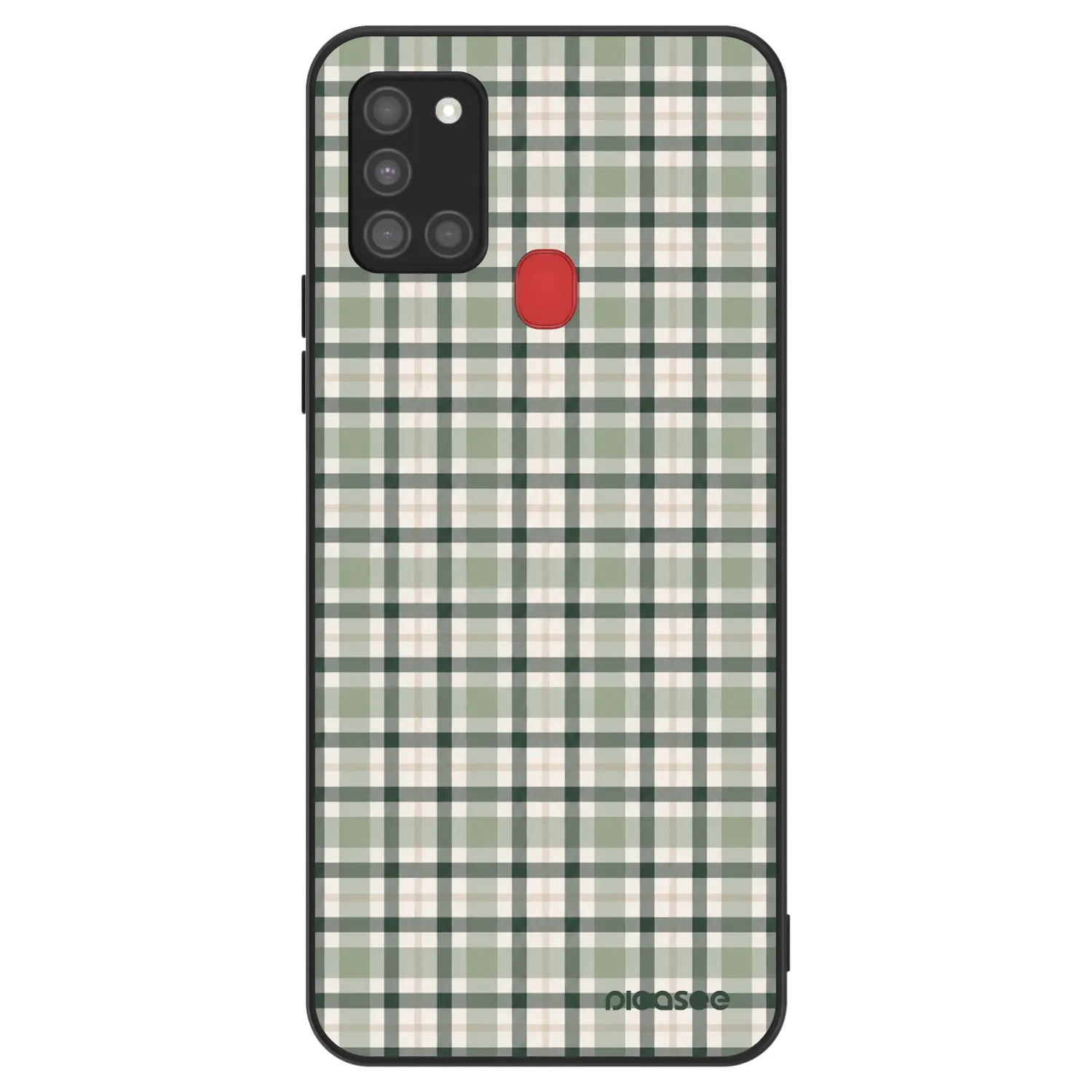 Picasee ULTIMATE CASE Samsung Galaxy A21s - készülékre - Sage Tartan