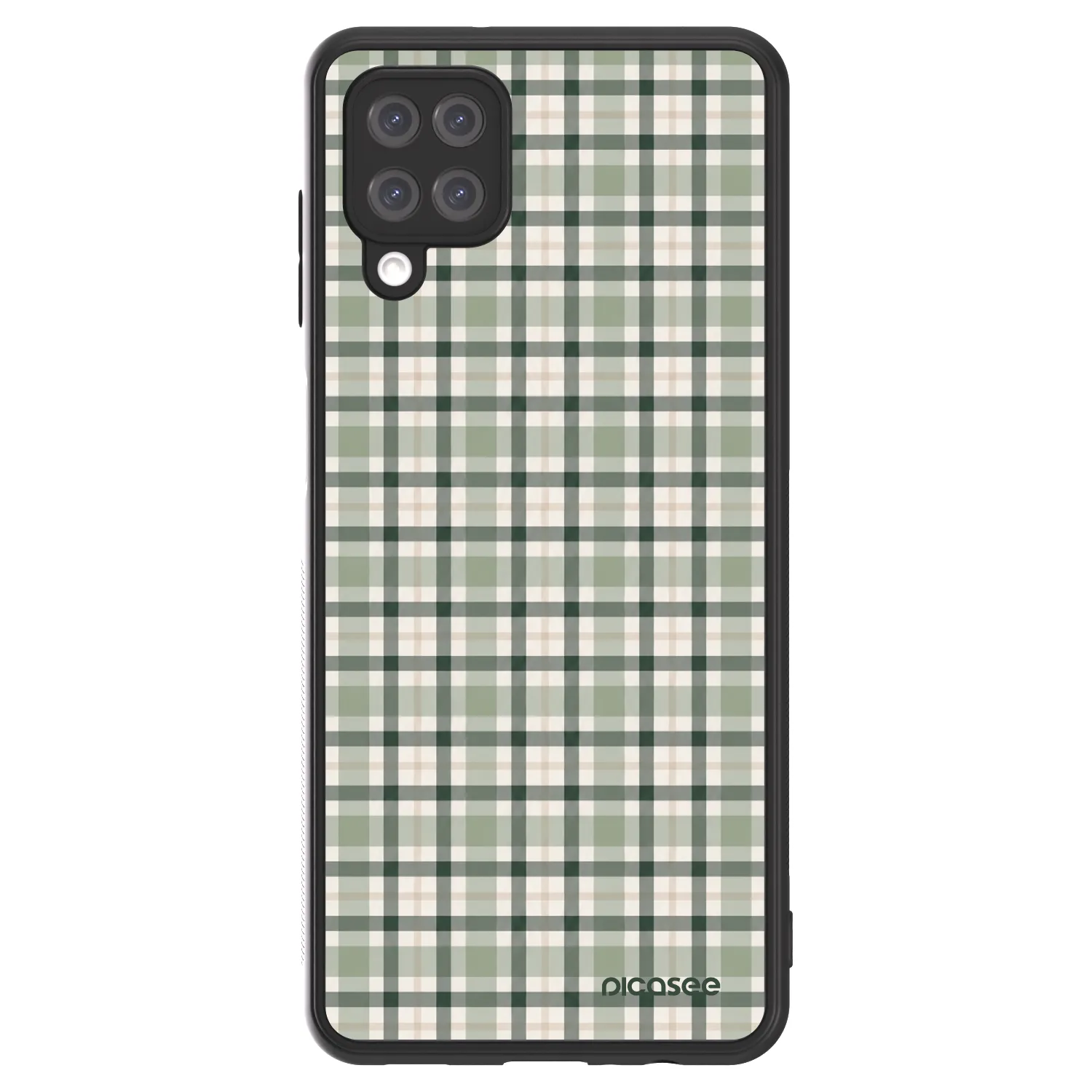 Picasee ULTIMATE CASE Samsung Galaxy A12 A125F - készülékre - Sage Tartan