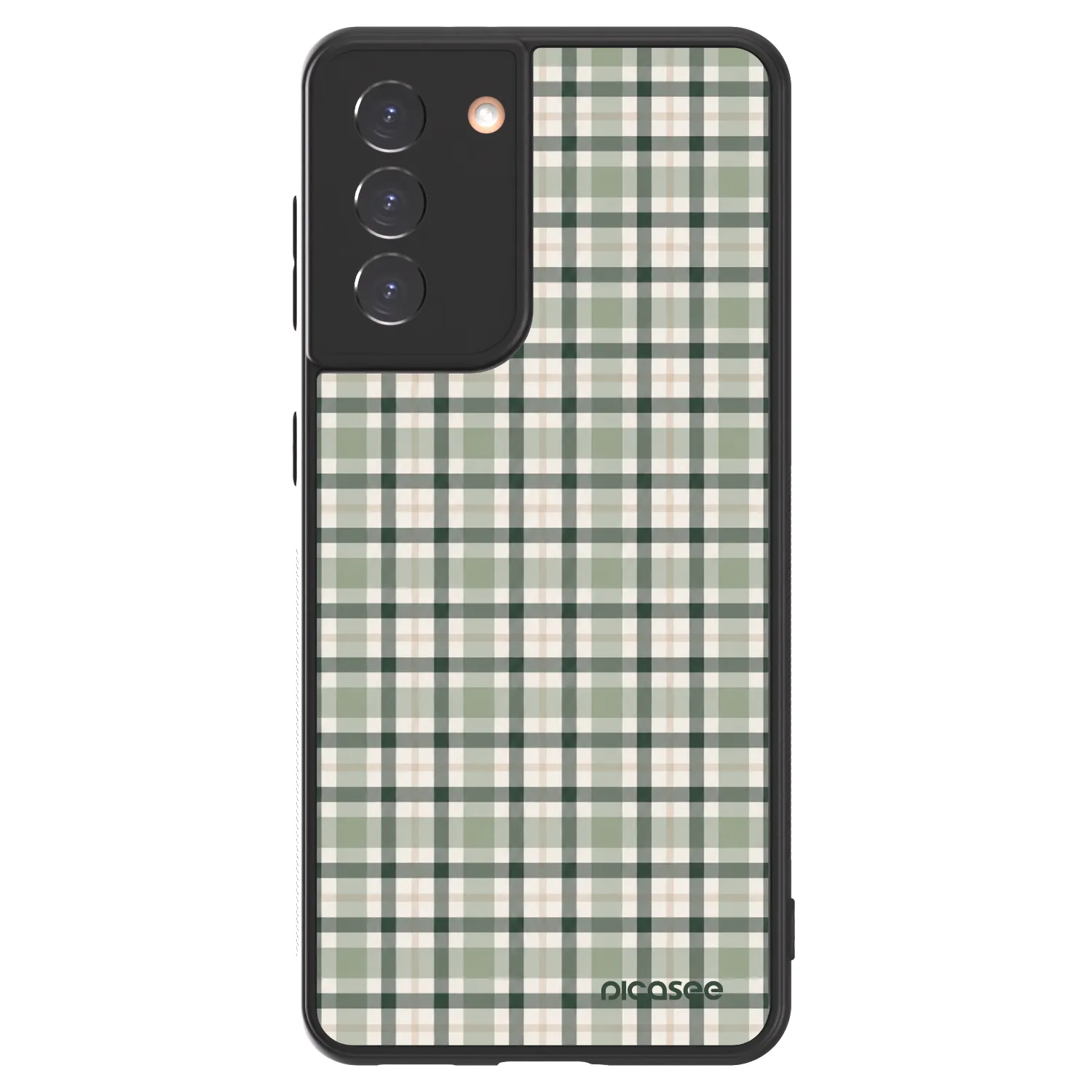 Picasee ULTIMATE CASE Samsung Galaxy S21 5G G991B - készülékre - Sage Tartan