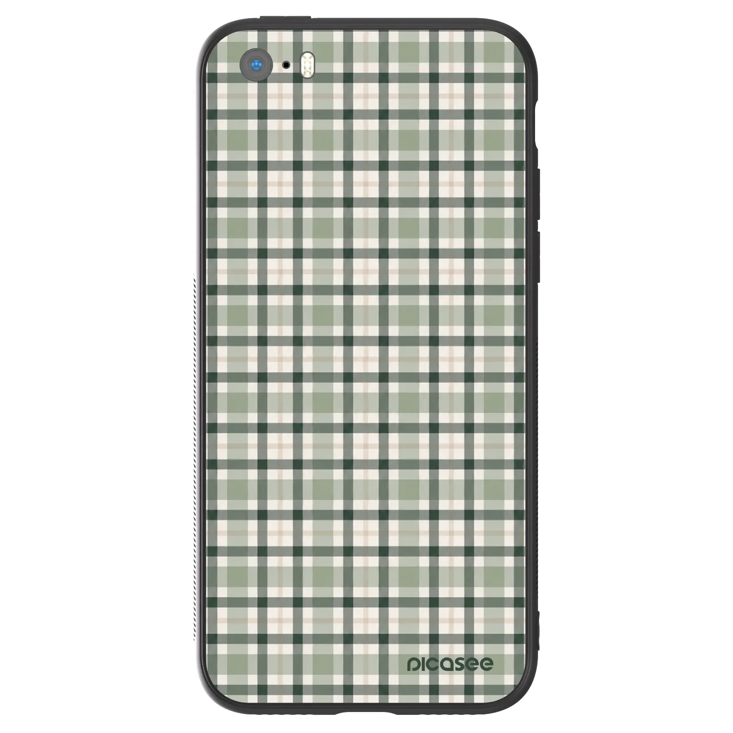 Picasee ULTIMATE CASE Apple iPhone 5/5S/SE - készülékre - Sage Tartan