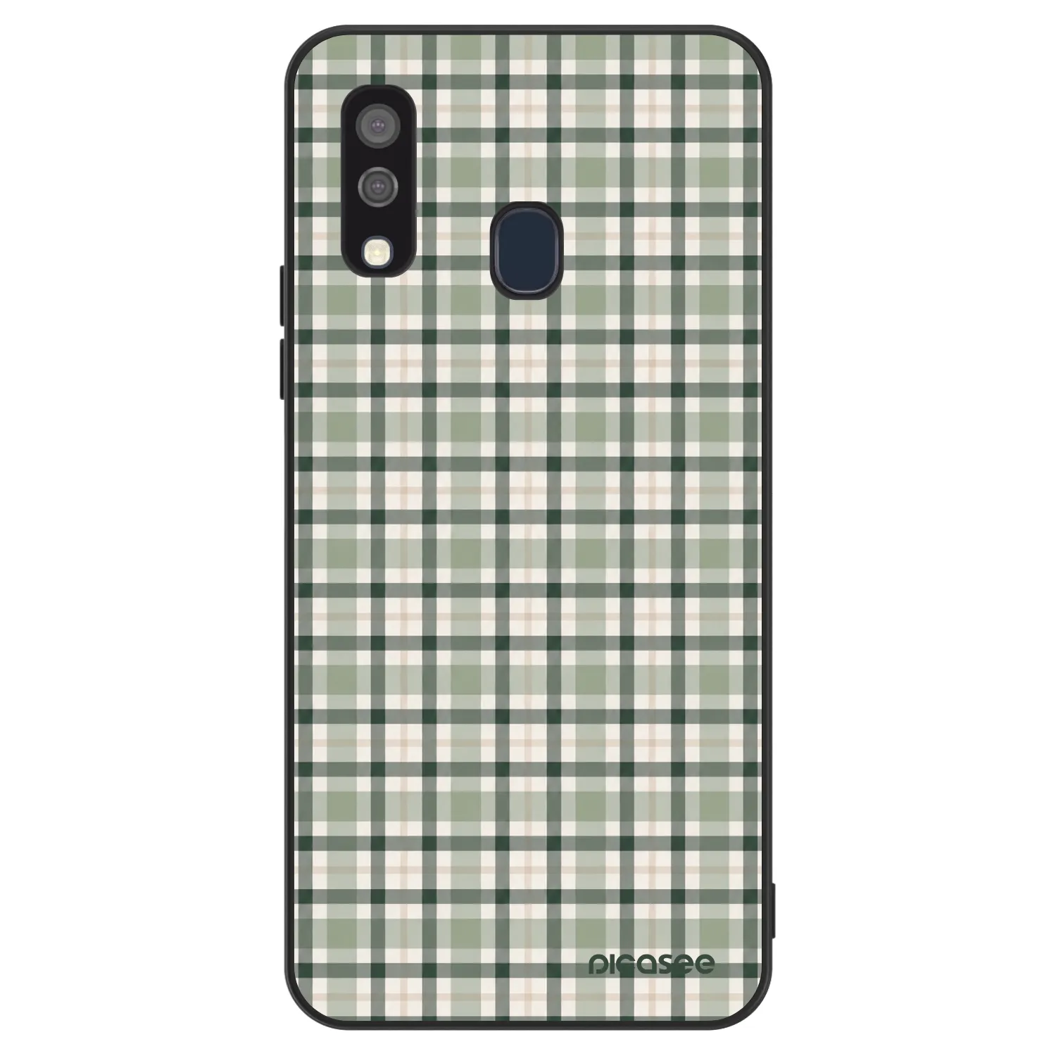 Picasee ULTIMATE CASE Samsung Galaxy A40 A405F - készülékre - Sage Tartan