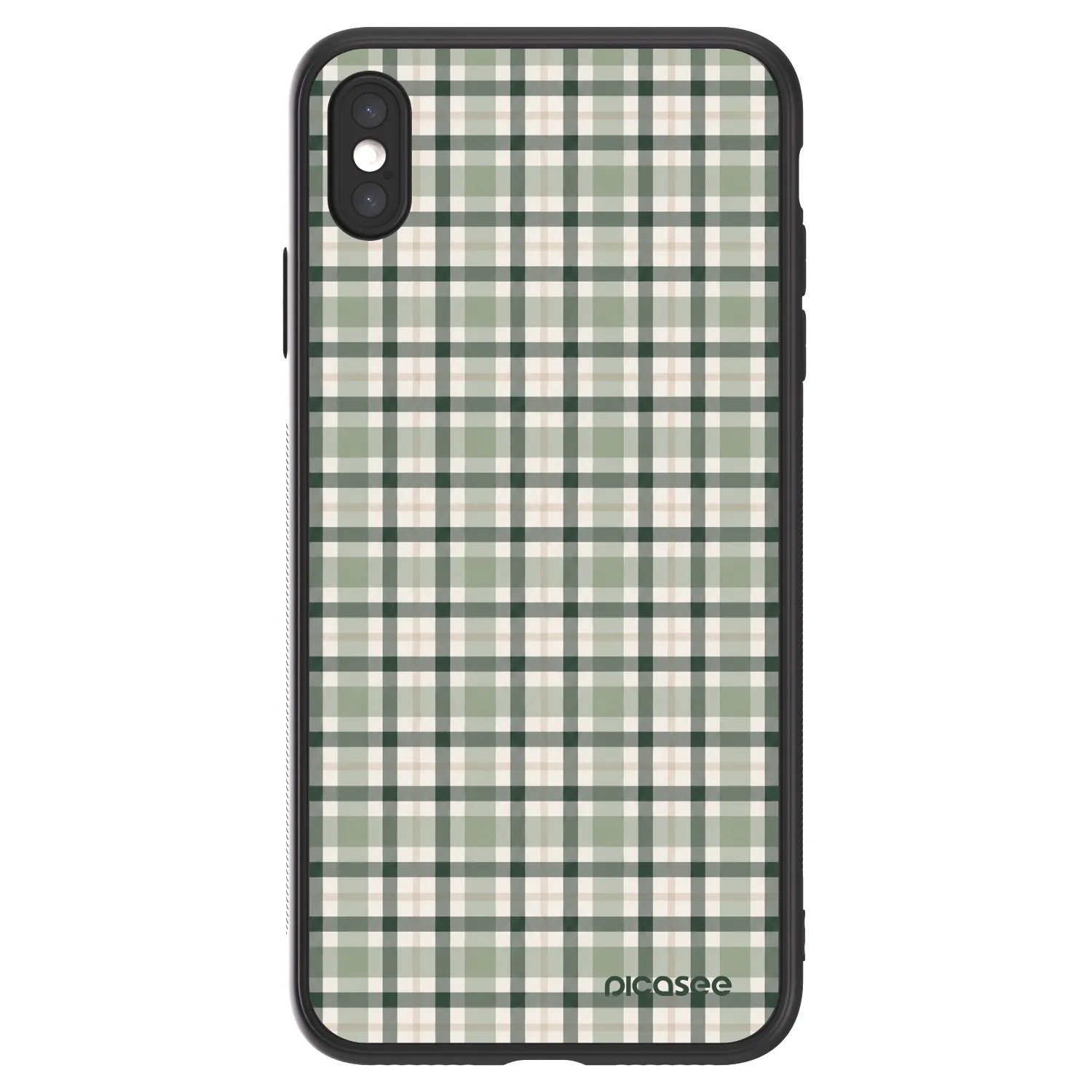 Picasee ULTIMATE CASE Apple iPhone XS Max - készülékre - Sage Tartan