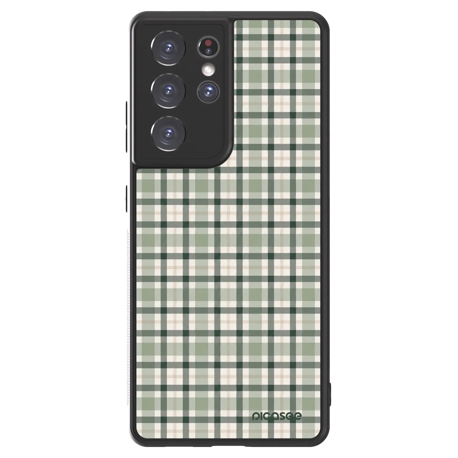 Picasee ULTIMATE CASE Samsung Galaxy S21 Ultra 5G G998B - készülékre - Sage Tartan