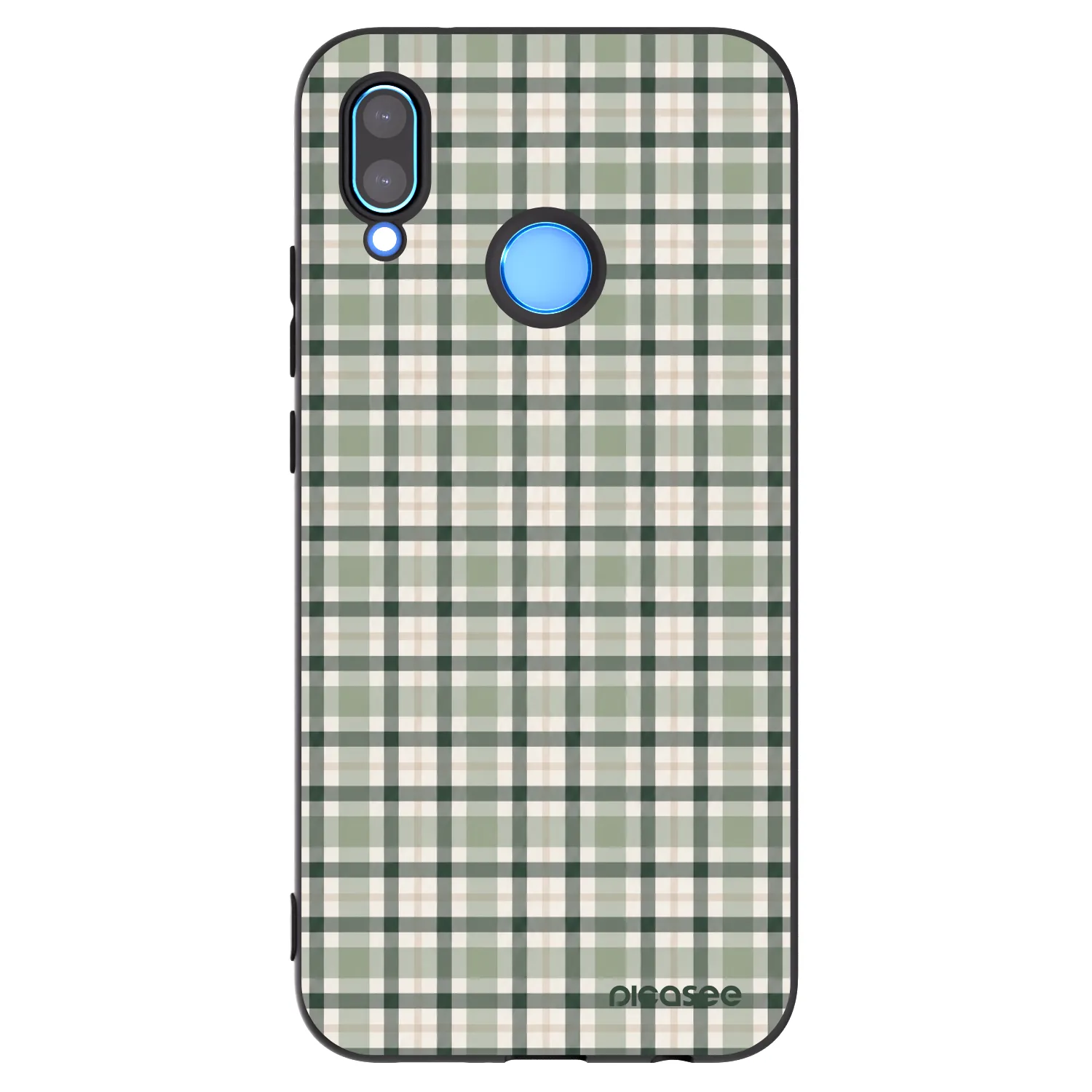 Picasee fekete szilikon tok az alábbi mobiltelefonokra Huawei P20 Lite - Sage Tartan