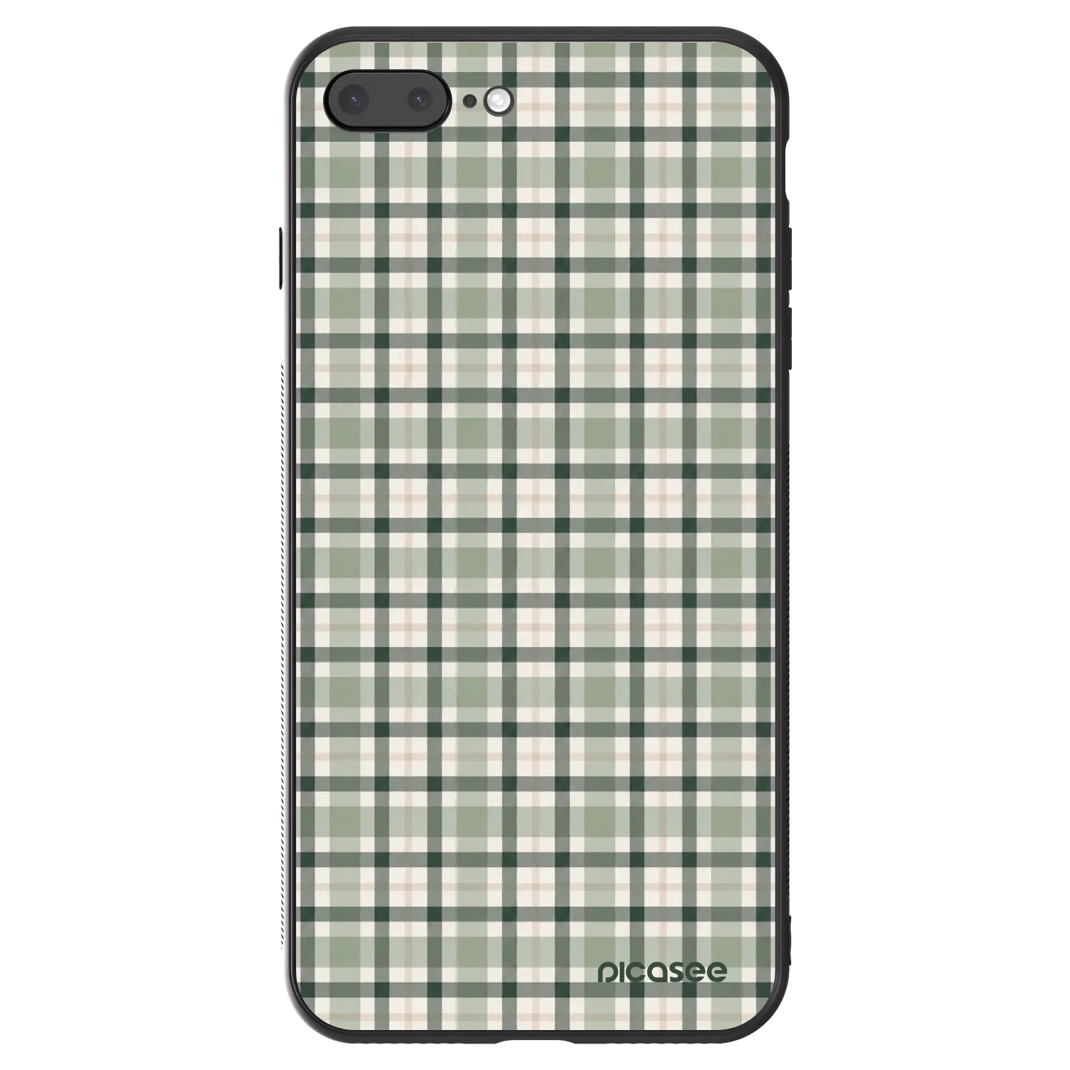 Picasee ULTIMATE CASE Apple iPhone 8 Plus - készülékre - Sage Tartan