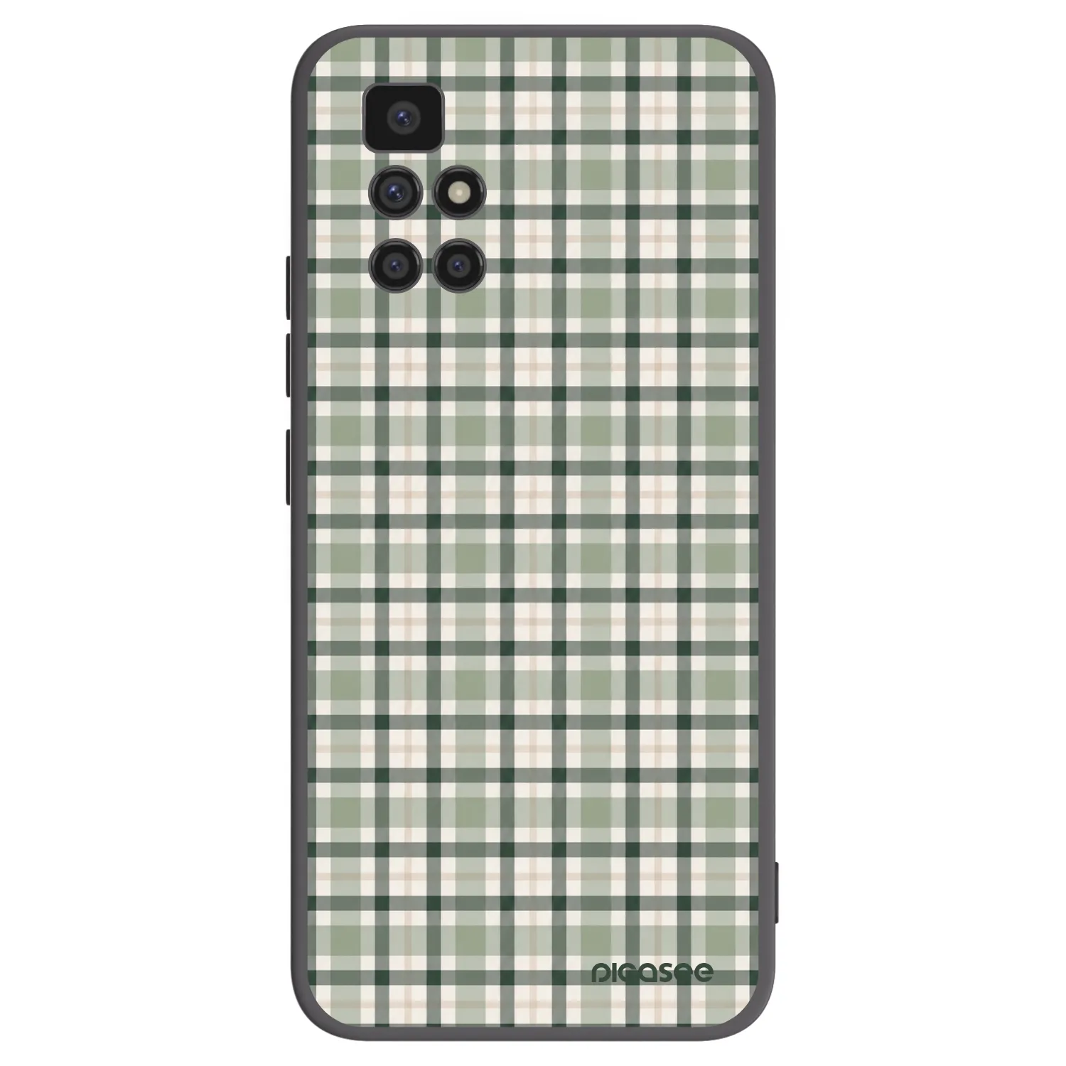 Picasee fekete szilikon tok az alábbi mobiltelefonokra Xiaomi Redmi 10 - Sage Tartan