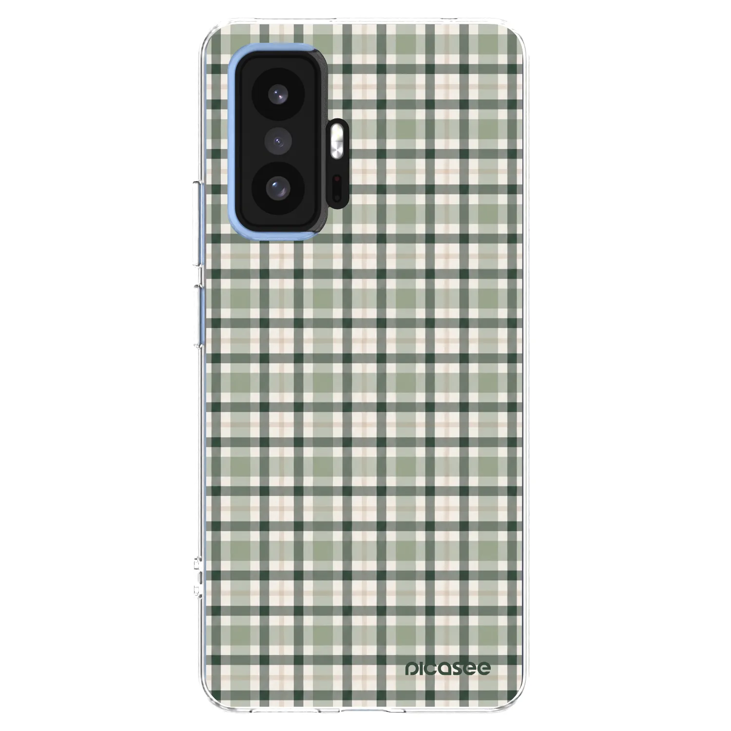 Picasee átlátszó szilikon tok az alábbi mobiltelefonokra Xiaomi 11T Pro - Sage Tartan
