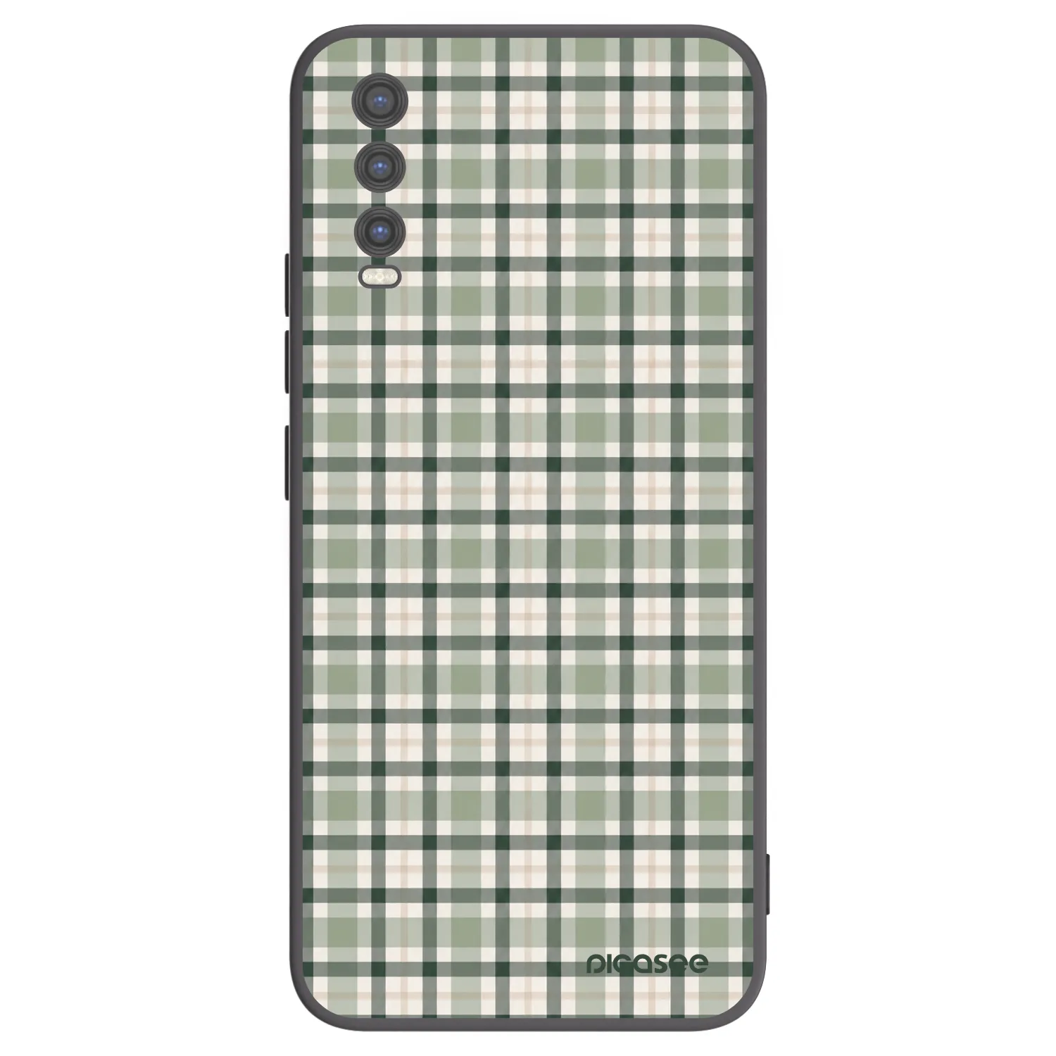 Picasee fekete szilikon tok az alábbi mobiltelefonokra Vivo Y20s - Sage Tartan