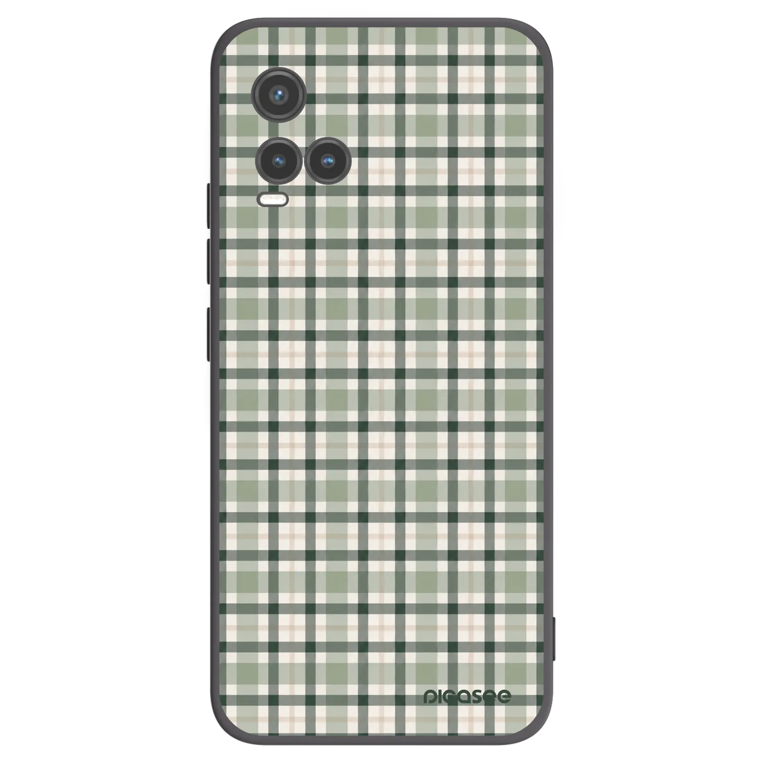 Picasee fekete szilikon tok az alábbi mobiltelefonokra Vivo Y33s - Sage Tartan