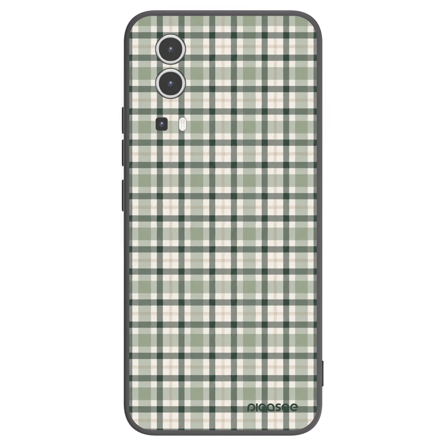 Picasee fekete szilikon tok az alábbi mobiltelefonokra Vivo Y72 5G - Sage Tartan