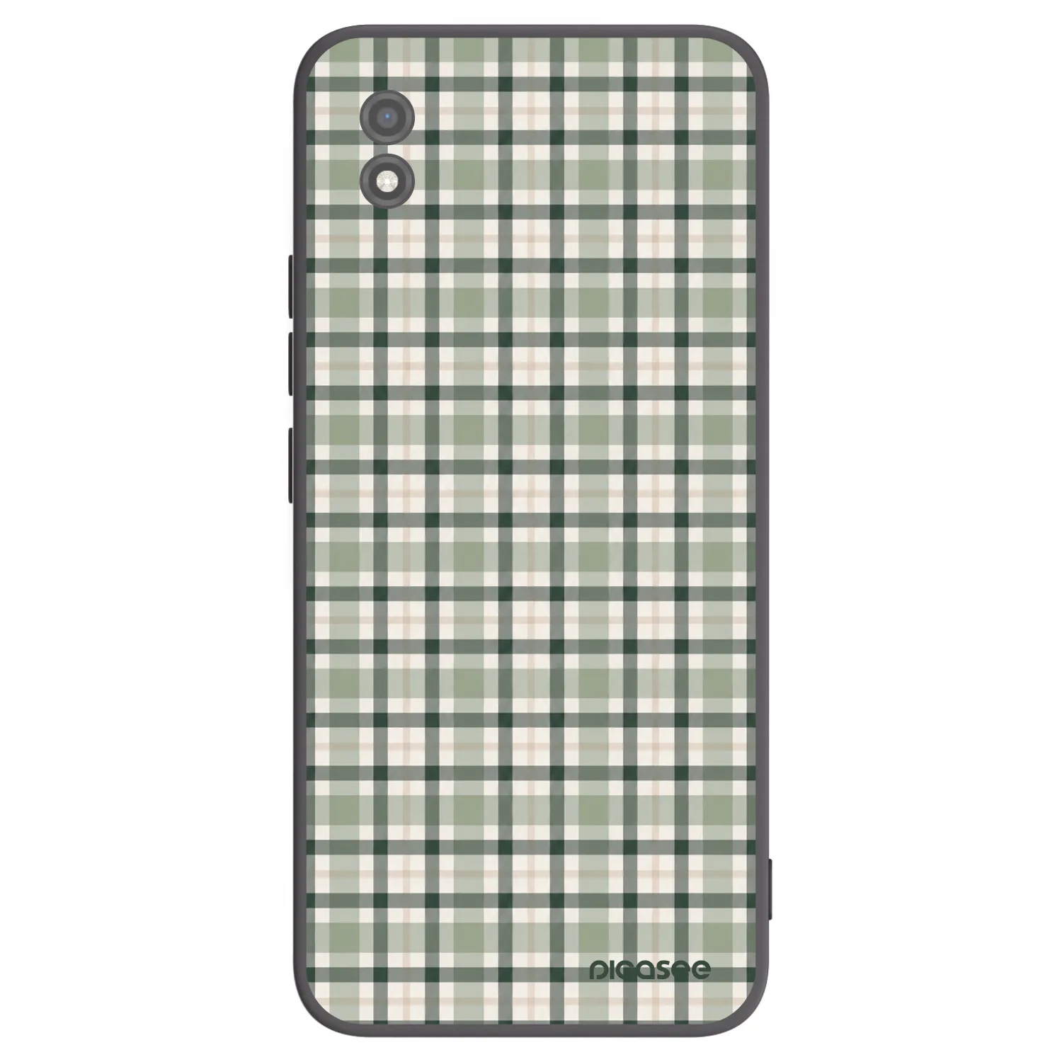 Picasee fekete szilikon tok az alábbi mobiltelefonokra Realme C11 (2021) - Sage Tartan