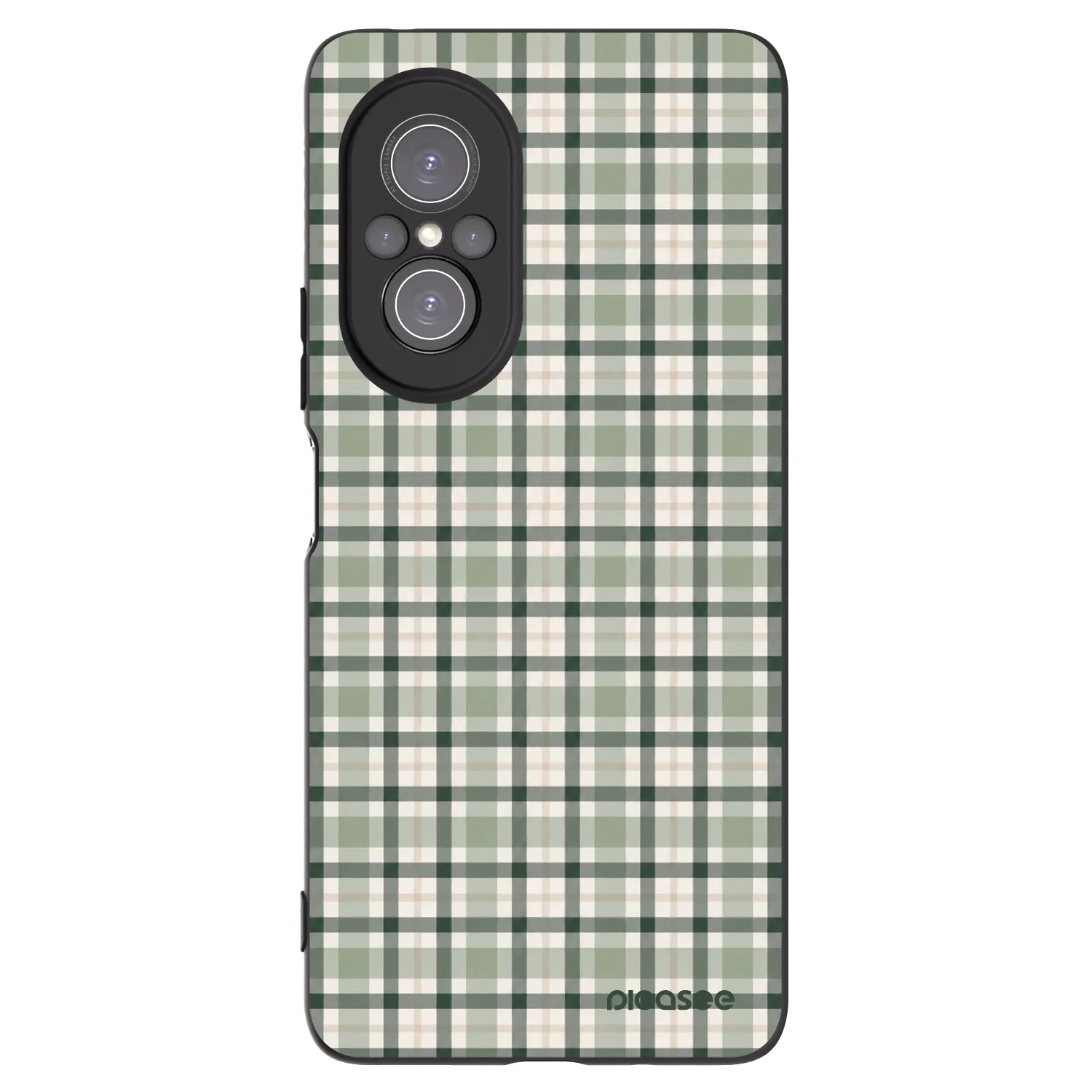 Picasee fekete szilikon tok az alábbi mobiltelefonokra Huawei Nova 9 SE - Sage Tartan