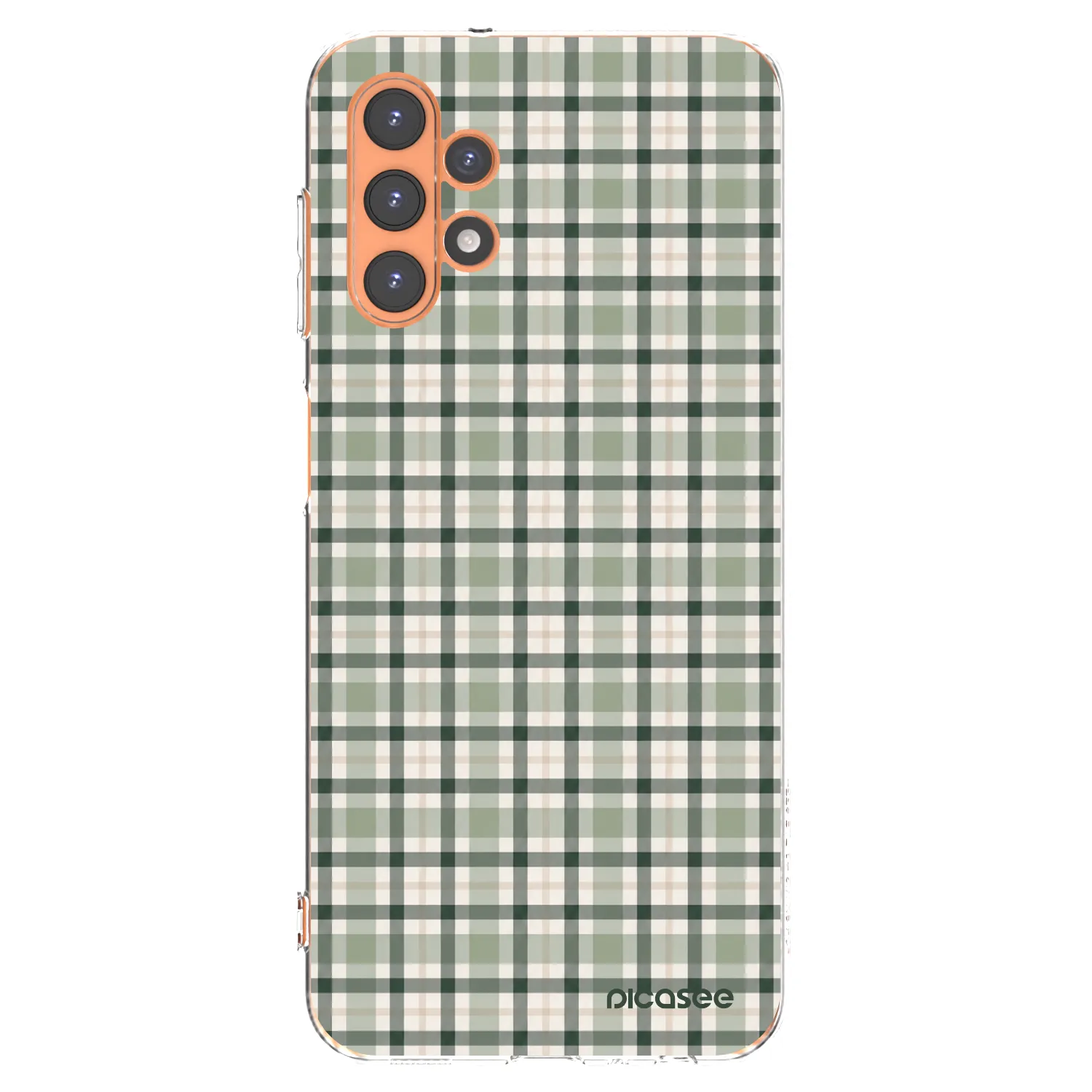 Picasee átlátszó szilikon tok az alábbi mobiltelefonokra Samsung Galaxy A13 4G A135 - Sage Tartan