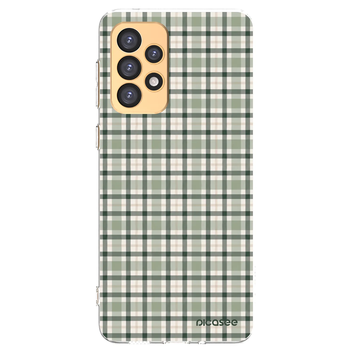 Picasee átlátszó szilikon tok az alábbi mobiltelefonokra Samsung Galaxy A33 5G A336 - Sage Tartan