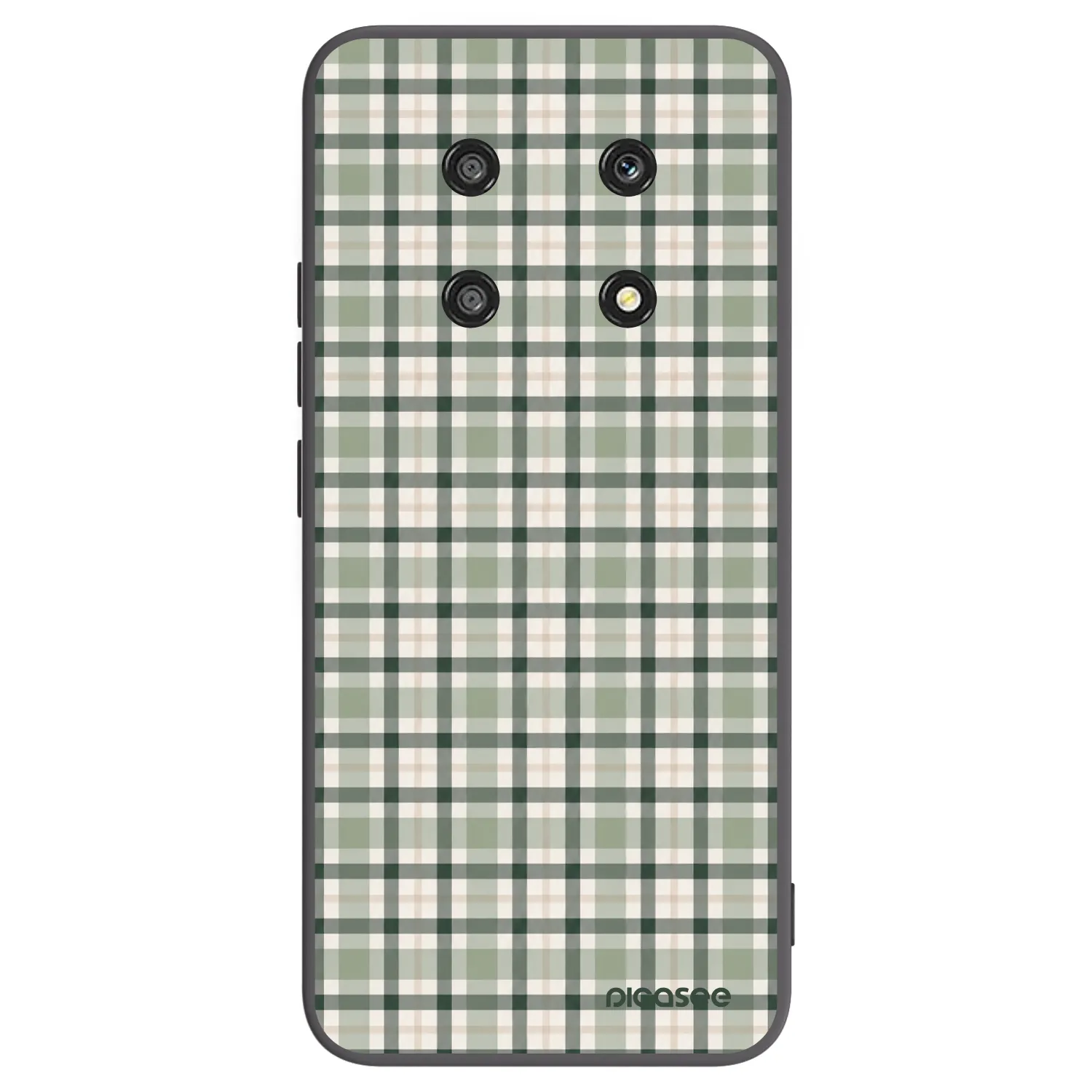Picasee fekete szilikon tok az alábbi mobiltelefonokra Honor Magic4 Lite 5G - Sage Tartan