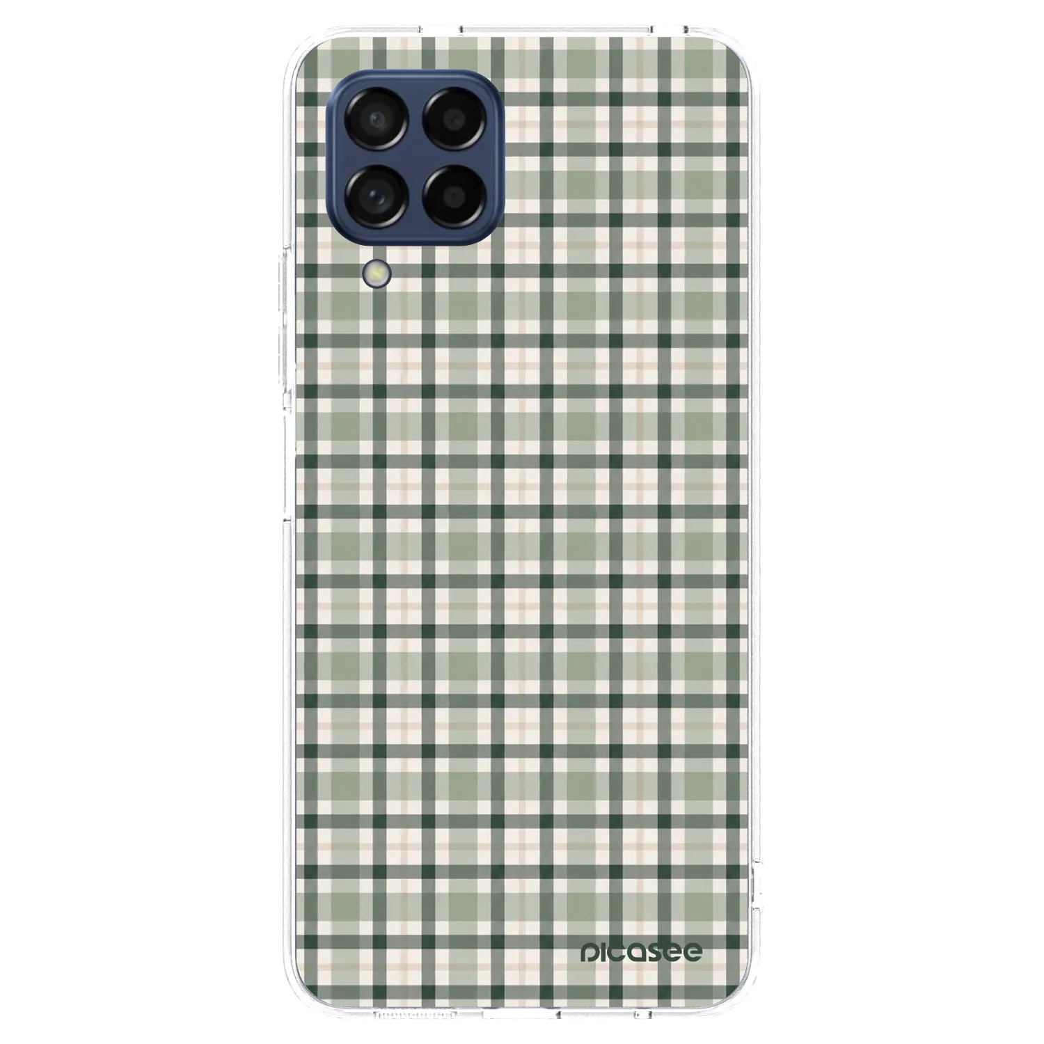Picasee átlátszó szilikon tok az alábbi mobiltelefonokra Samsung Galaxy M53 5G - Sage Tartan