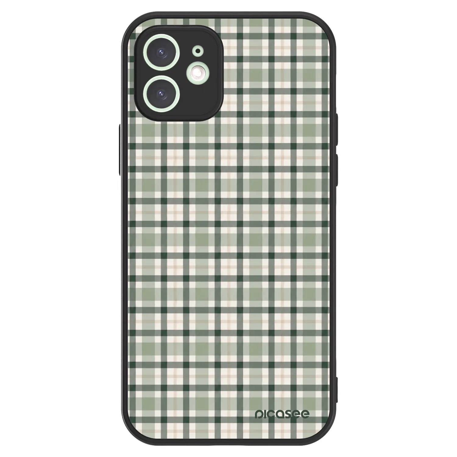 Picasee ULTIMATE CASE MagSafe Apple iPhone 12 - készülékre - Sage Tartan
