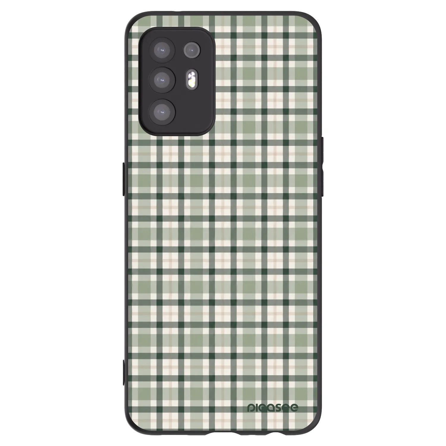 Picasee fekete szilikon tok az alábbi mobiltelefonokra OPPO A94 5G - Sage Tartan