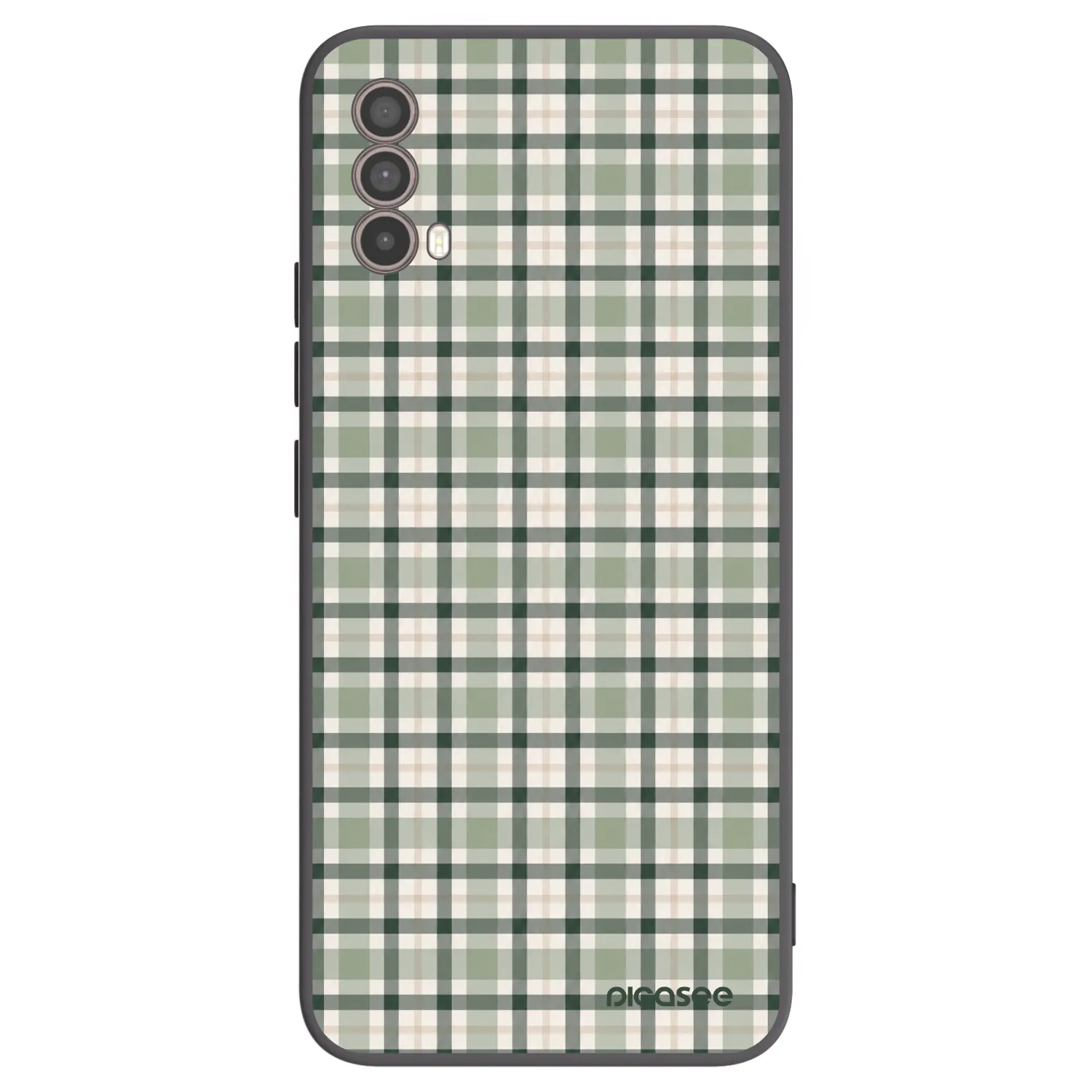 Picasee fekete szilikon tok az alábbi mobiltelefonokra Motorola Moto E40 - Sage Tartan