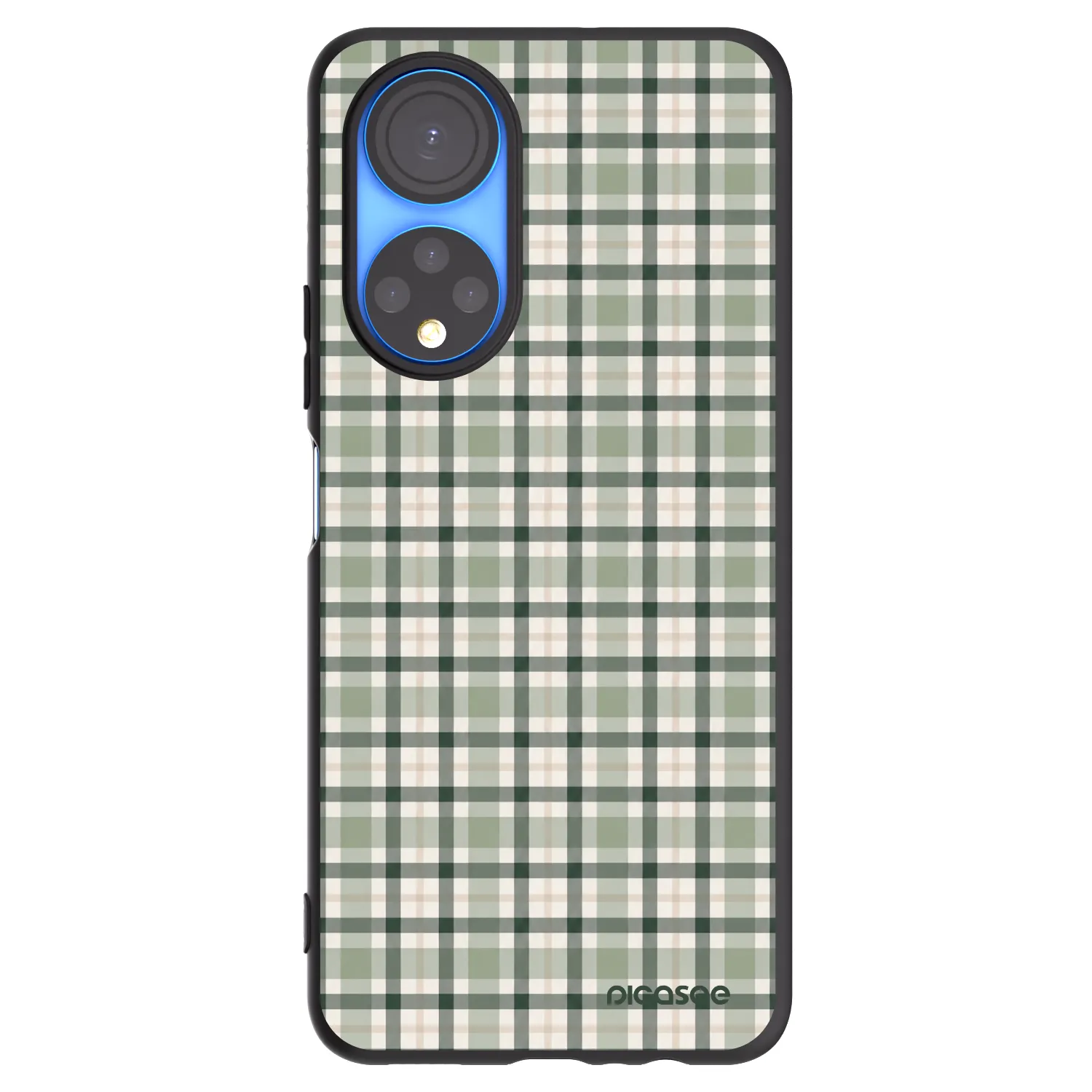Picasee fekete szilikon tok az alábbi mobiltelefonokra Honor X7 - Sage Tartan