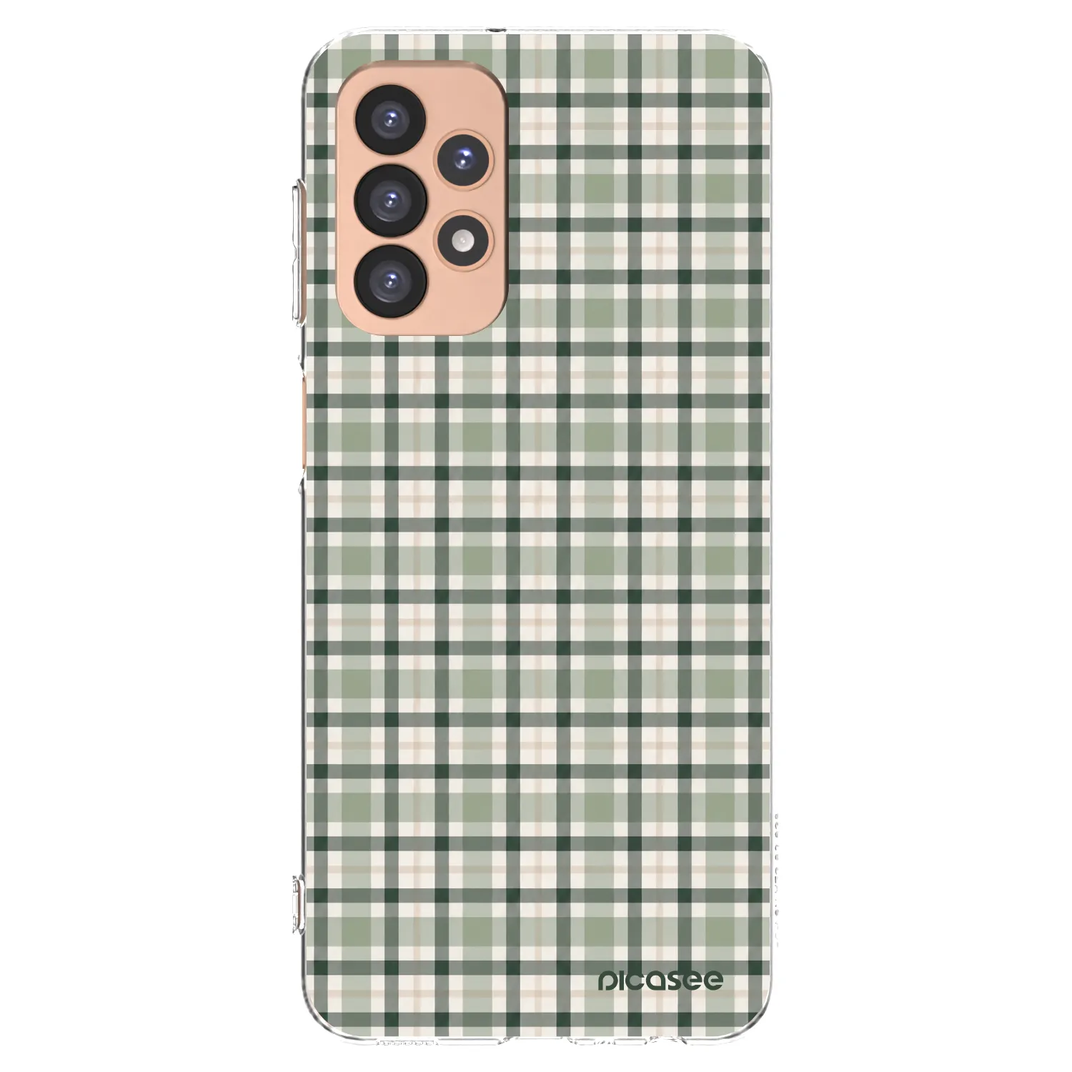 Picasee átlátszó szilikon tok az alábbi mobiltelefonokra Samsung Galaxy A23 A236B 5G - Sage Tartan