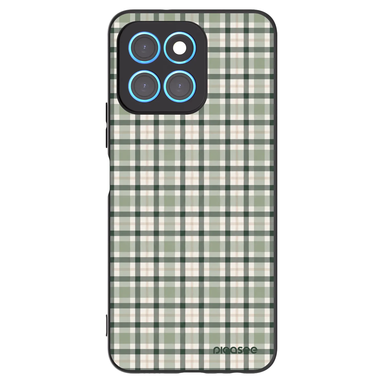Picasee fekete szilikon tok az alábbi mobiltelefonokra Honor X6 - Sage Tartan