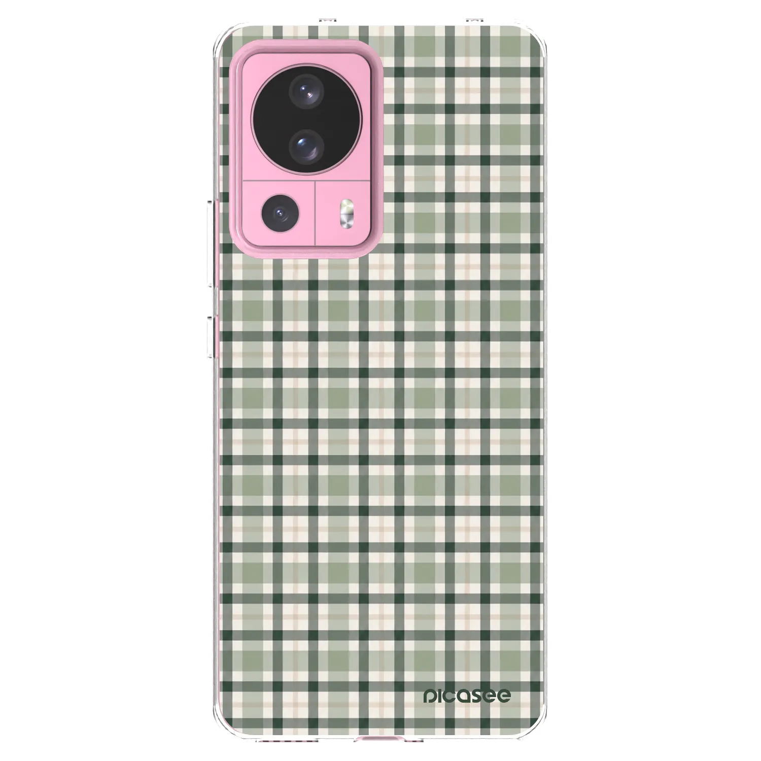 Picasee átlátszó szilikon tok az alábbi mobiltelefonokra Xiaomi 13 Lite - Sage Tartan
