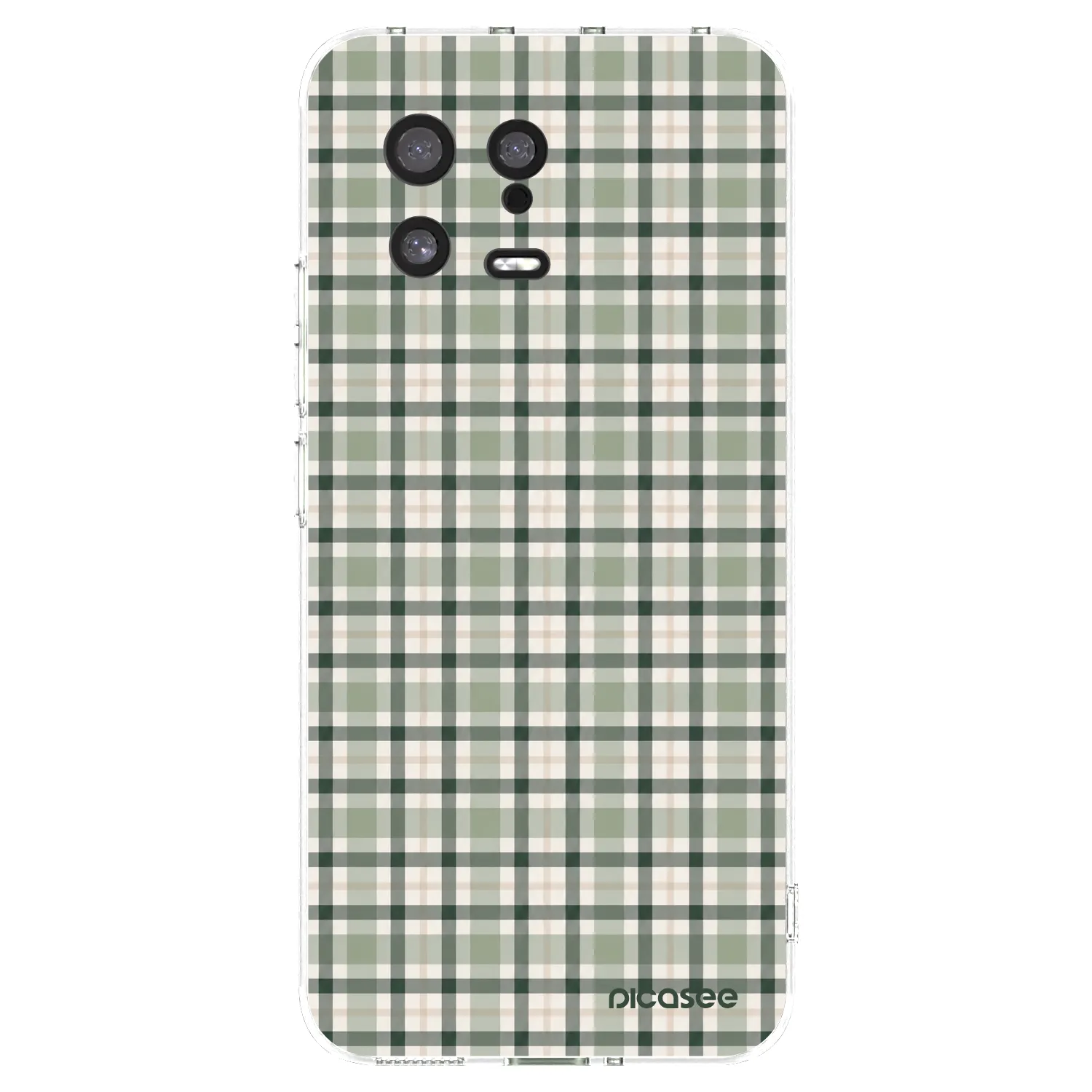 Picasee átlátszó szilikon tok az alábbi mobiltelefonokra Xiaomi 13 - Sage Tartan