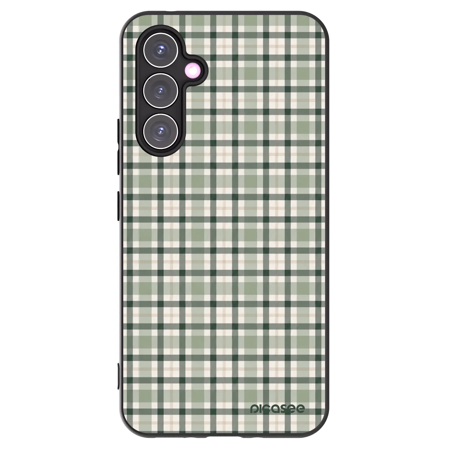 Picasee fekete szilikon tok az alábbi mobiltelefonokra Samsung Galaxy A54 5G A546B - Sage Tartan