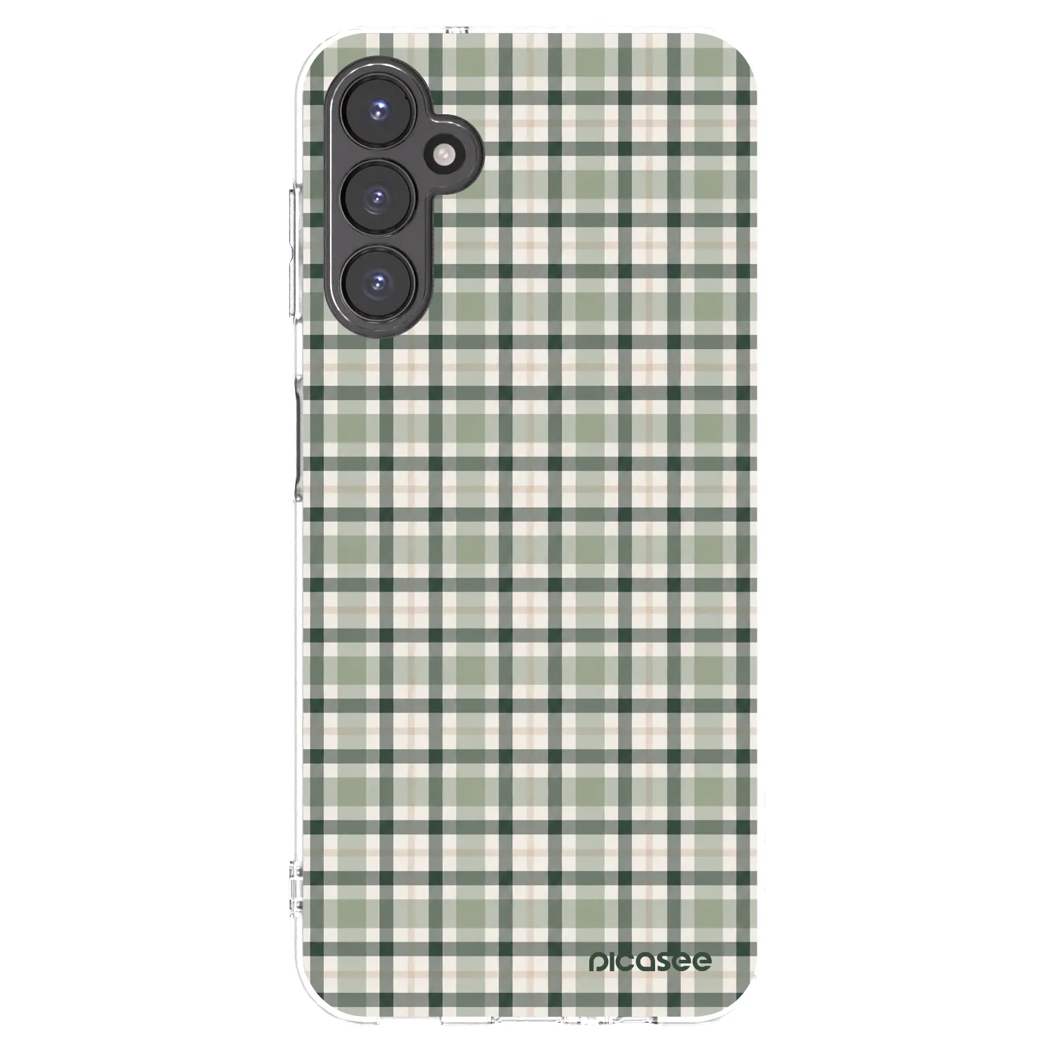 Picasee átlátszó szilikon tok az alábbi mobiltelefonokra Samsung Galaxy A14 5G A146P - Sage Tartan