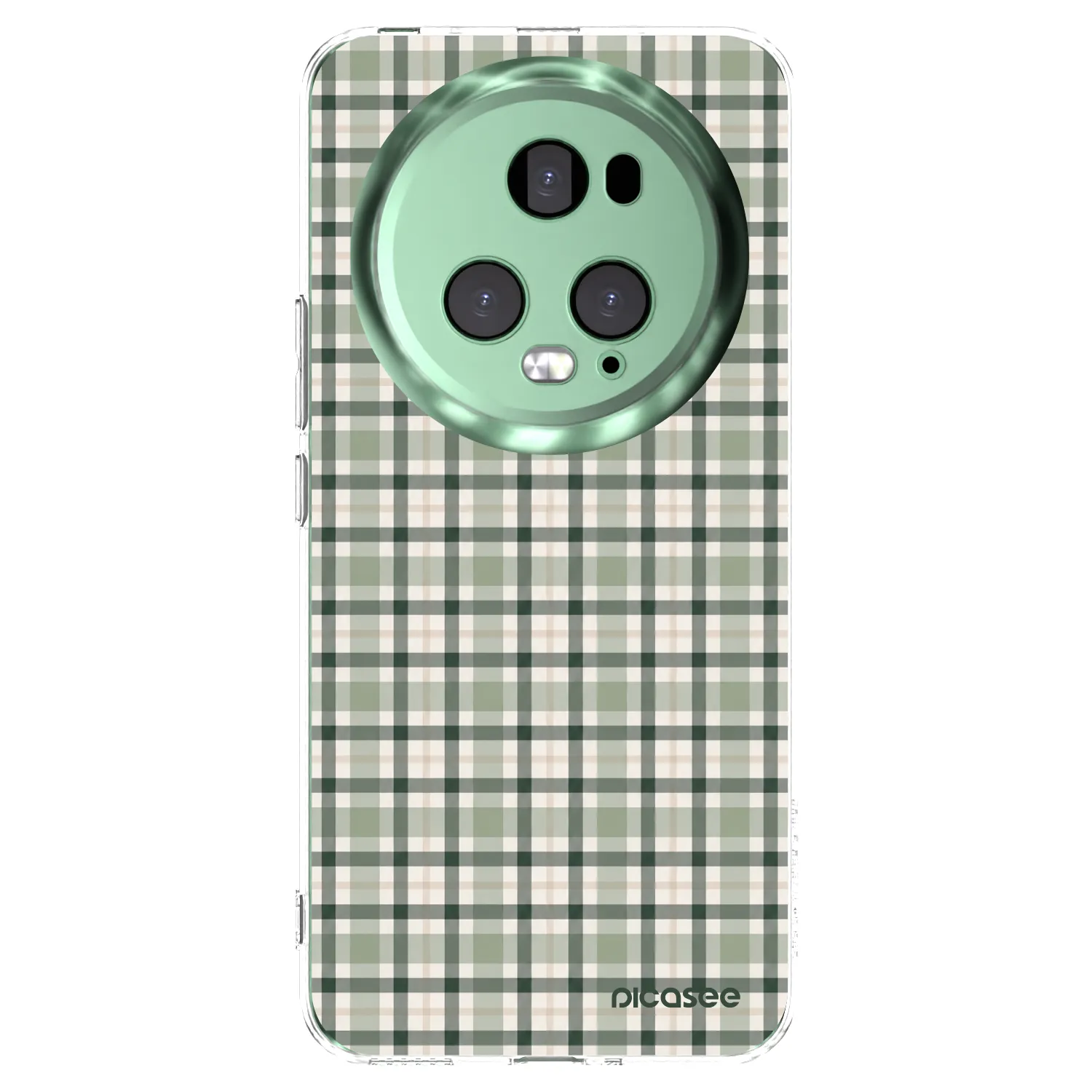 Picasee átlátszó szilikon tok az alábbi mobiltelefonokra Honor Magic5 Pro - Sage Tartan