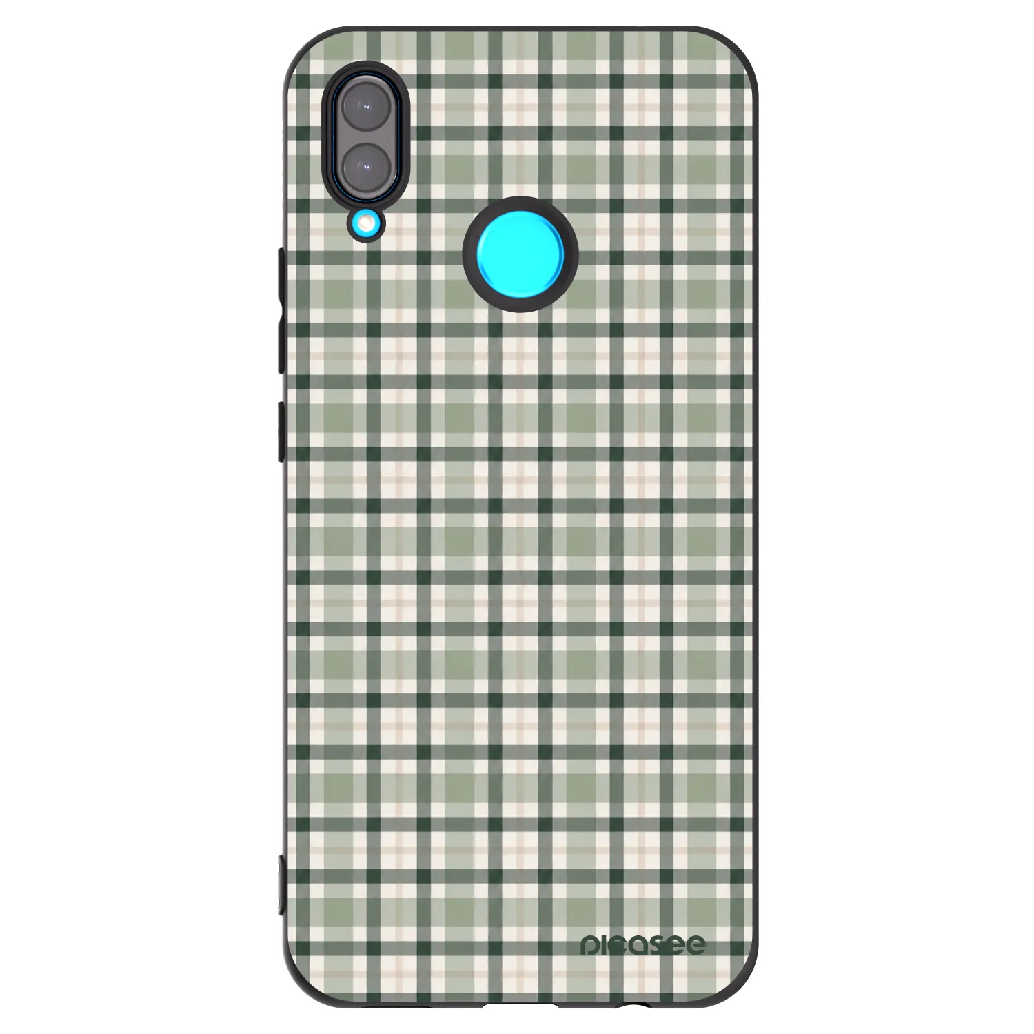Picasee fekete szilikon tok az alábbi mobiltelefonokra Huawei Nova 3i - Sage Tartan