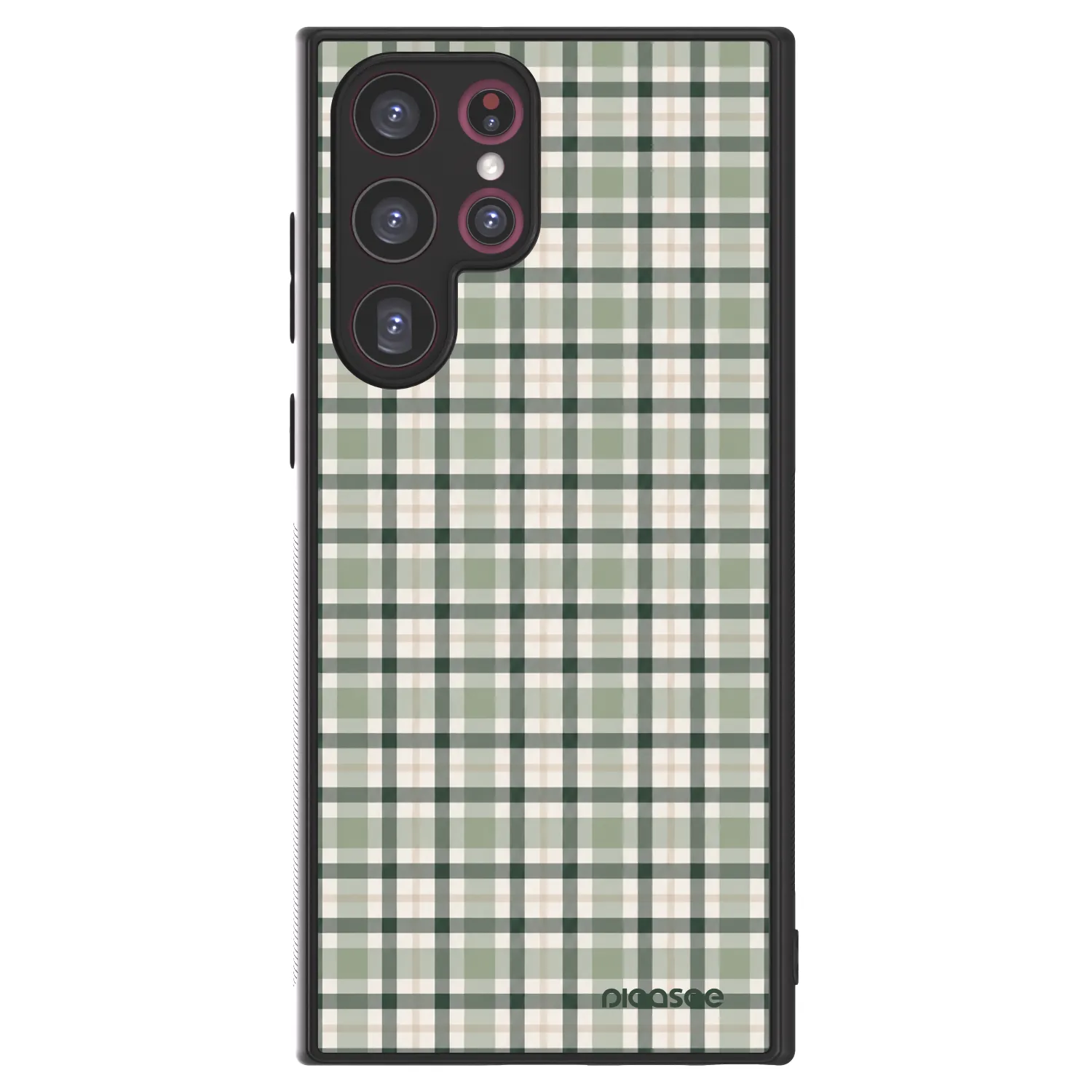 Picasee ULTIMATE CASE PowerShare Samsung Galaxy S22 Ultra 5G - készülékre - Sage Tartan