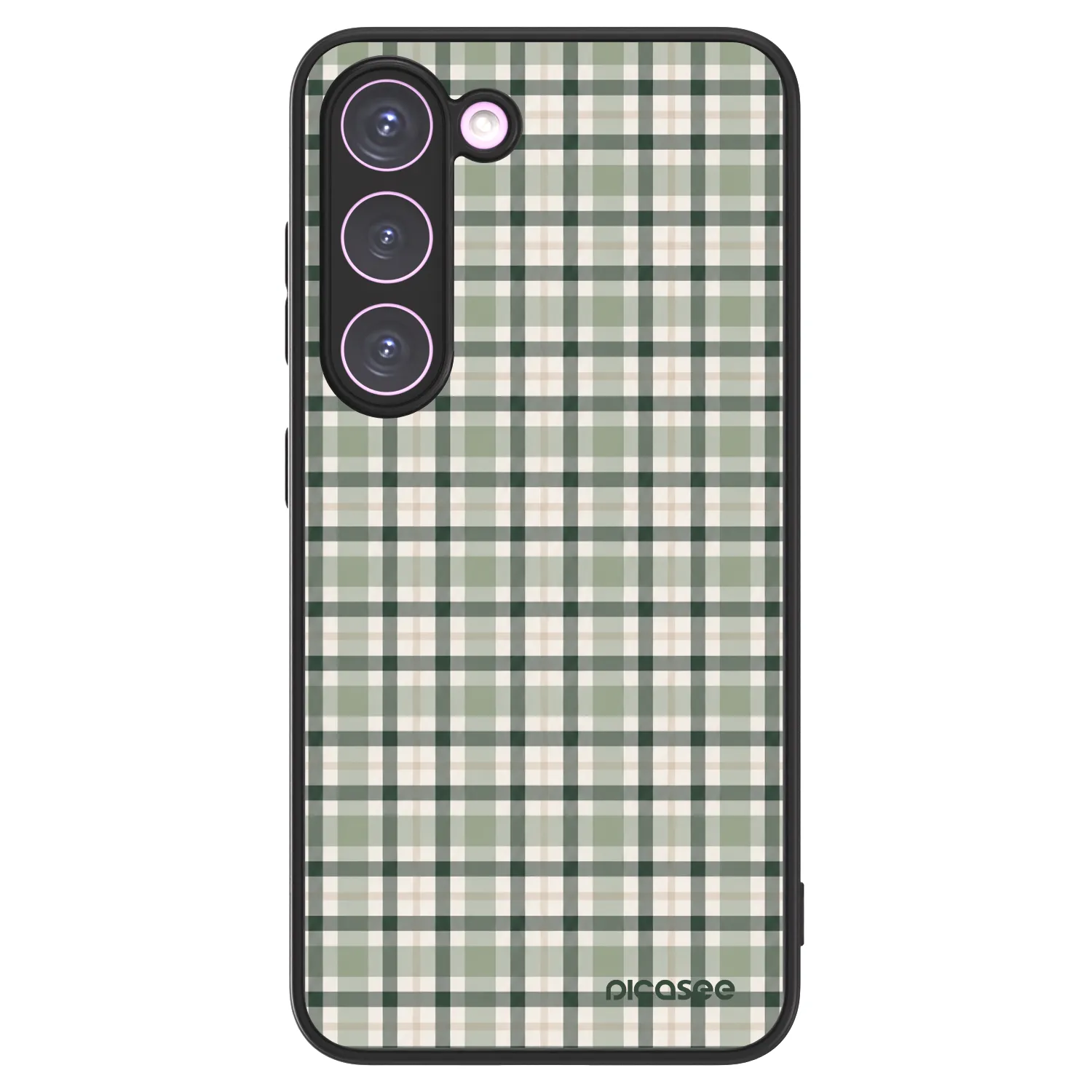 Picasee ULTIMATE CASE PowerShare Samsung Galaxy S23 5G - készülékre - Sage Tartan
