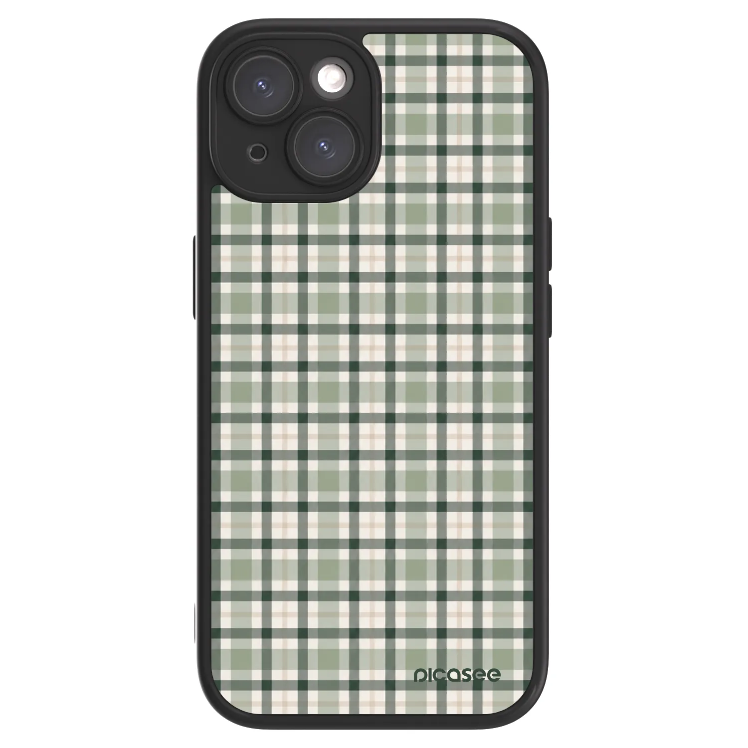 Picasee ULTIMATE CASE Apple iPhone 15 - készülékre - Sage Tartan