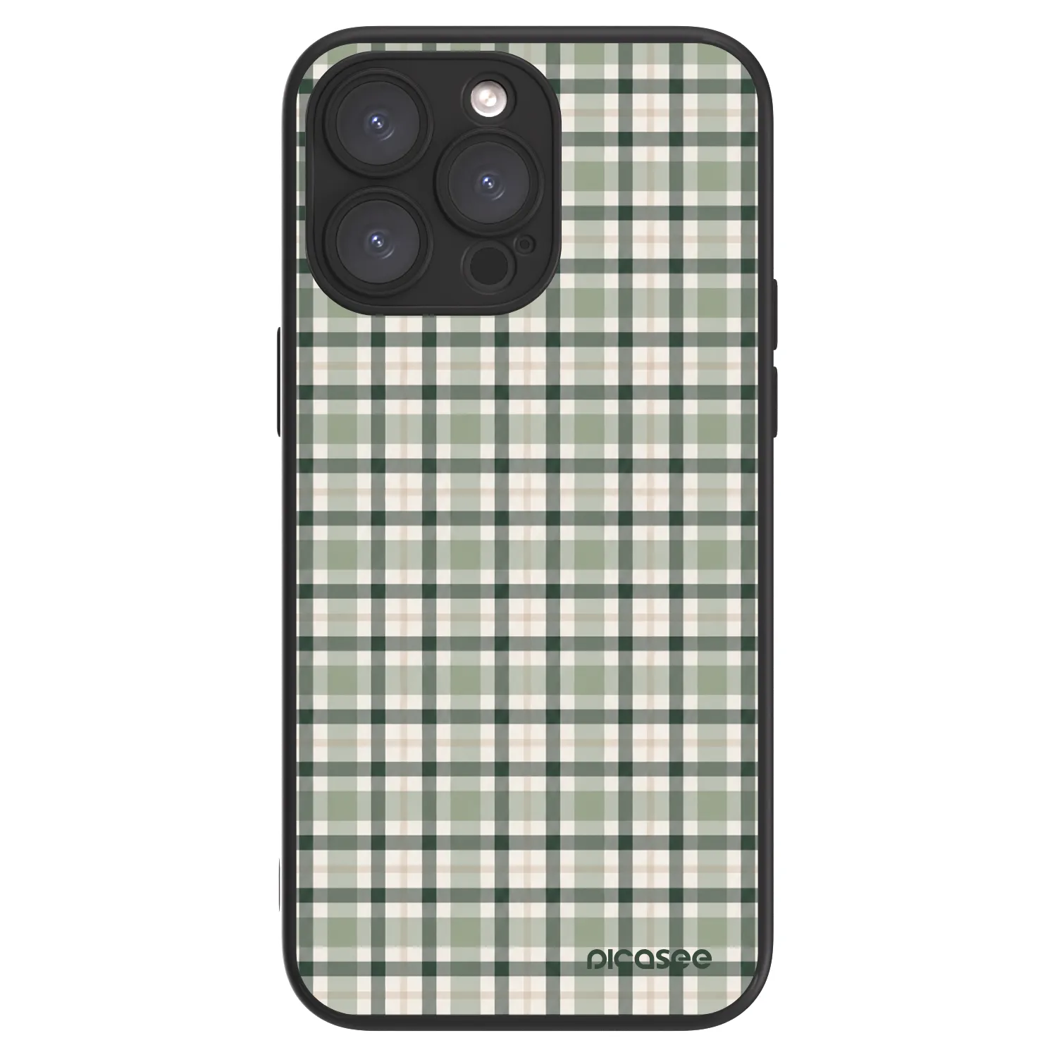 Picasee ULTIMATE CASE Apple iPhone 15 Pro Max - készülékre - Sage Tartan