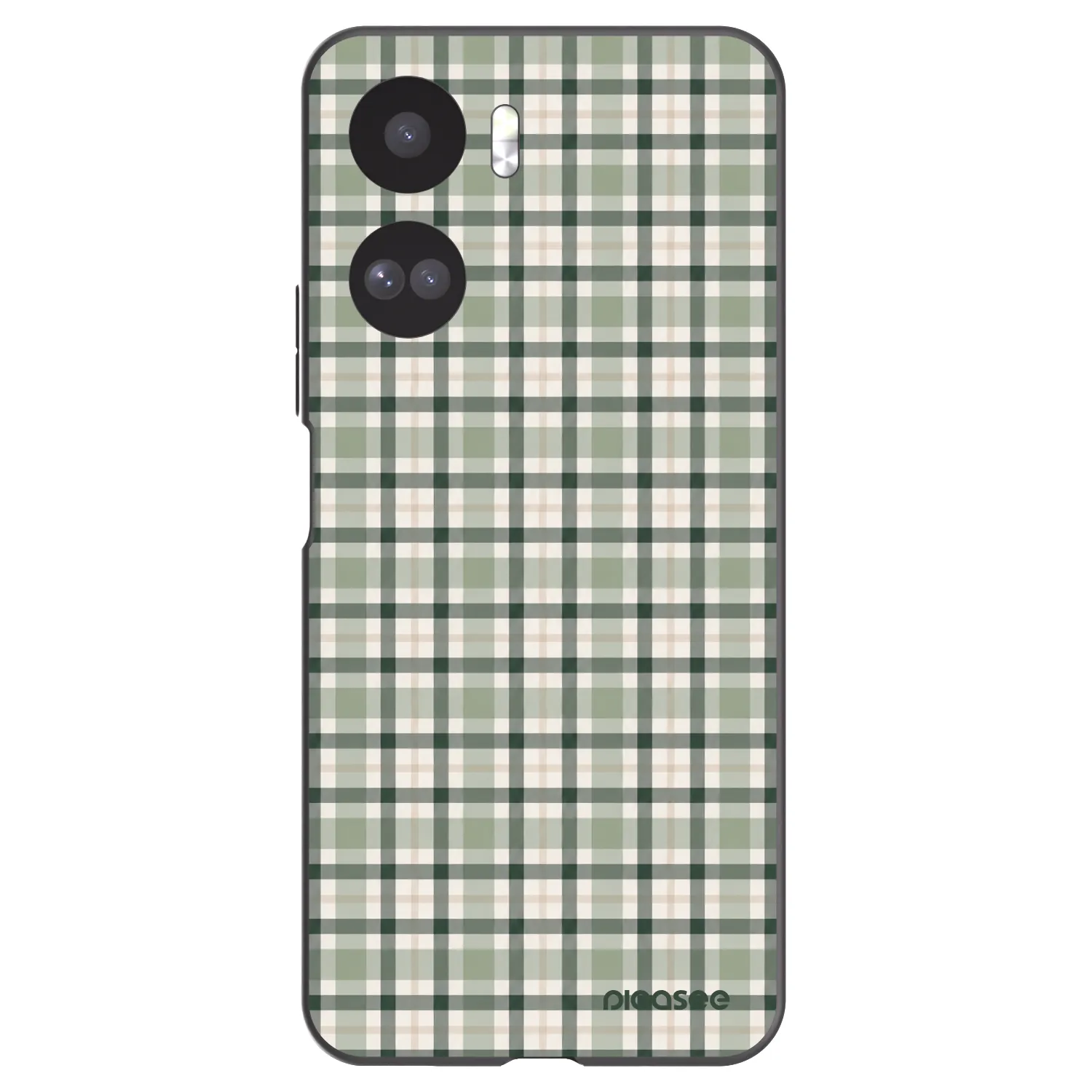 Picasee fekete szilikon tok az alábbi mobiltelefonokra Honor 90 Lite 5G - Sage Tartan