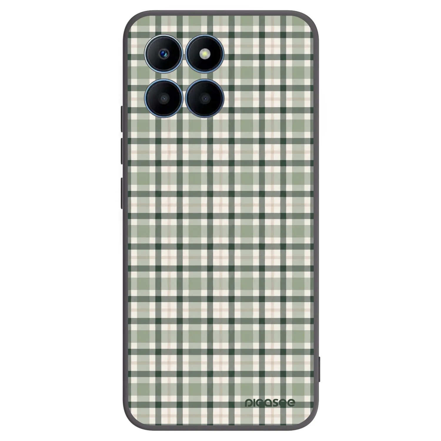 Picasee fekete szilikon tok az alábbi mobiltelefonokra Honor 70 Lite - Sage Tartan