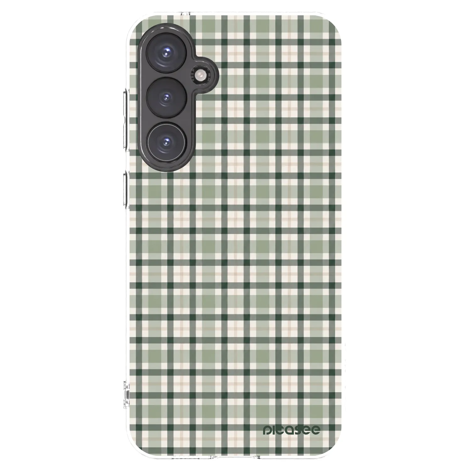 Picasee átlátszó szilikon tok az alábbi mobiltelefonokra Samsung Galaxy S23 FE S711B - Sage Tartan