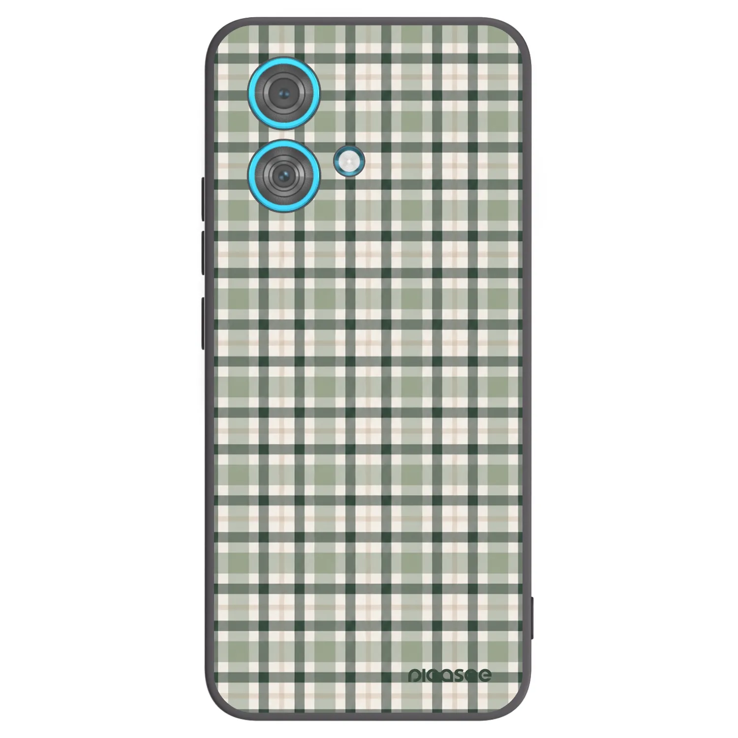Picasee fekete szilikon tok az alábbi mobiltelefonokra Motorola Edge 40 Neo - Sage Tartan