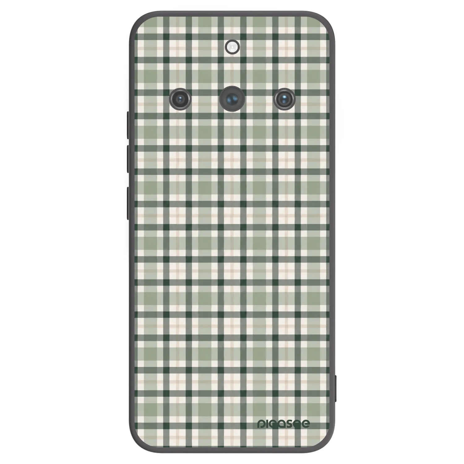 Picasee fekete szilikon tok az alábbi mobiltelefonokra Realme 11 Pro+ - Sage Tartan