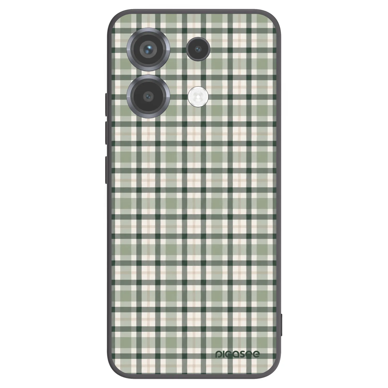 Picasee fekete szilikon tok az alábbi mobiltelefonokra Xiaomi Poco X6 - Sage Tartan