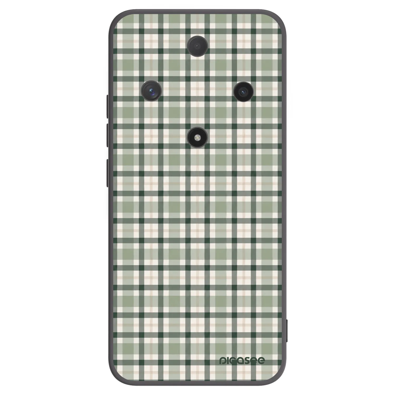 Picasee fekete szilikon tok az alábbi mobiltelefonokra Honor Magic6 Lite 5G - Sage Tartan