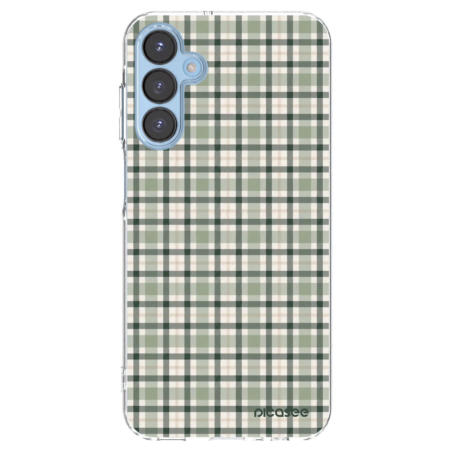 Picasee átlátszó szilikon tok az alábbi mobiltelefonokra Samsung Galaxy A15 A156B 5G - Sage Tartan