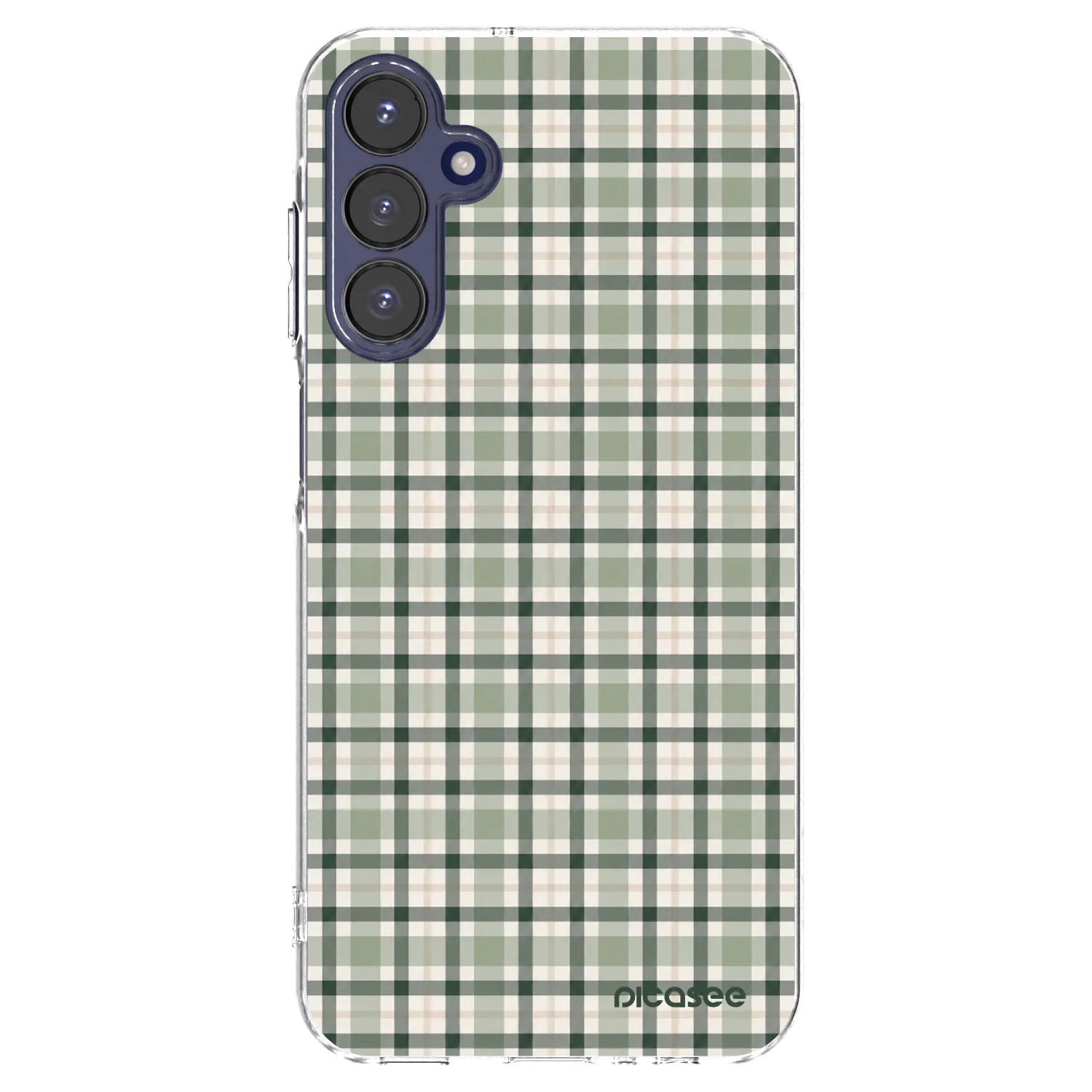 Picasee átlátszó szilikon tok az alábbi mobiltelefonokra Samsung Galaxy A15 A155F 4G - Sage Tartan