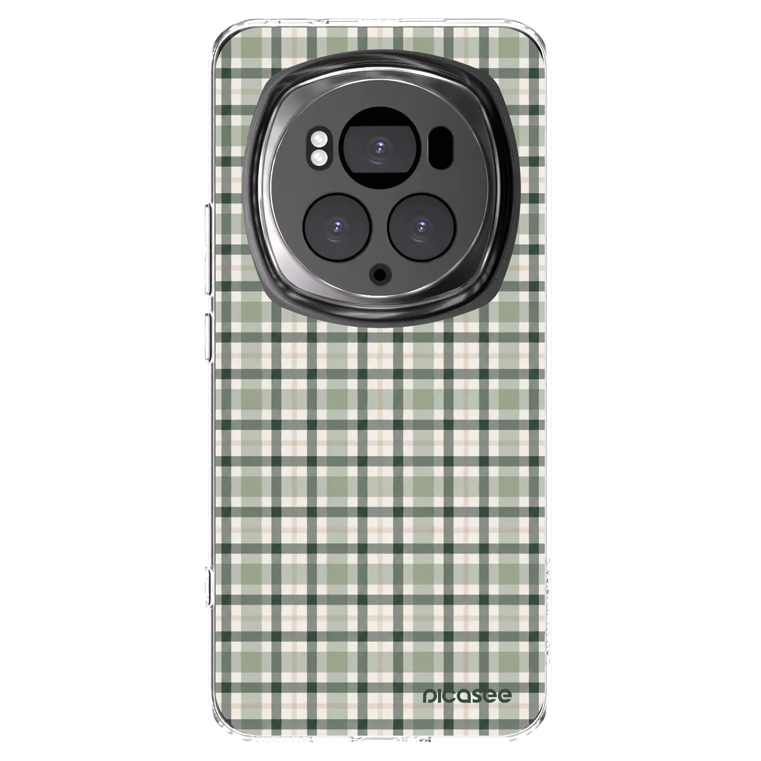 Picasee átlátszó szilikon tok az alábbi mobiltelefonokra Honor Magic6 Pro - Sage Tartan