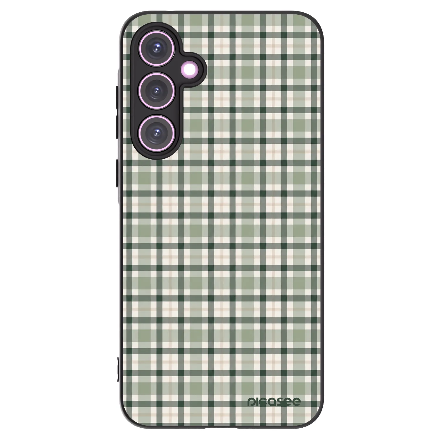 Picasee fekete szilikon tok az alábbi mobiltelefonokra Samsung Galaxy A35 5G A356B - Sage Tartan