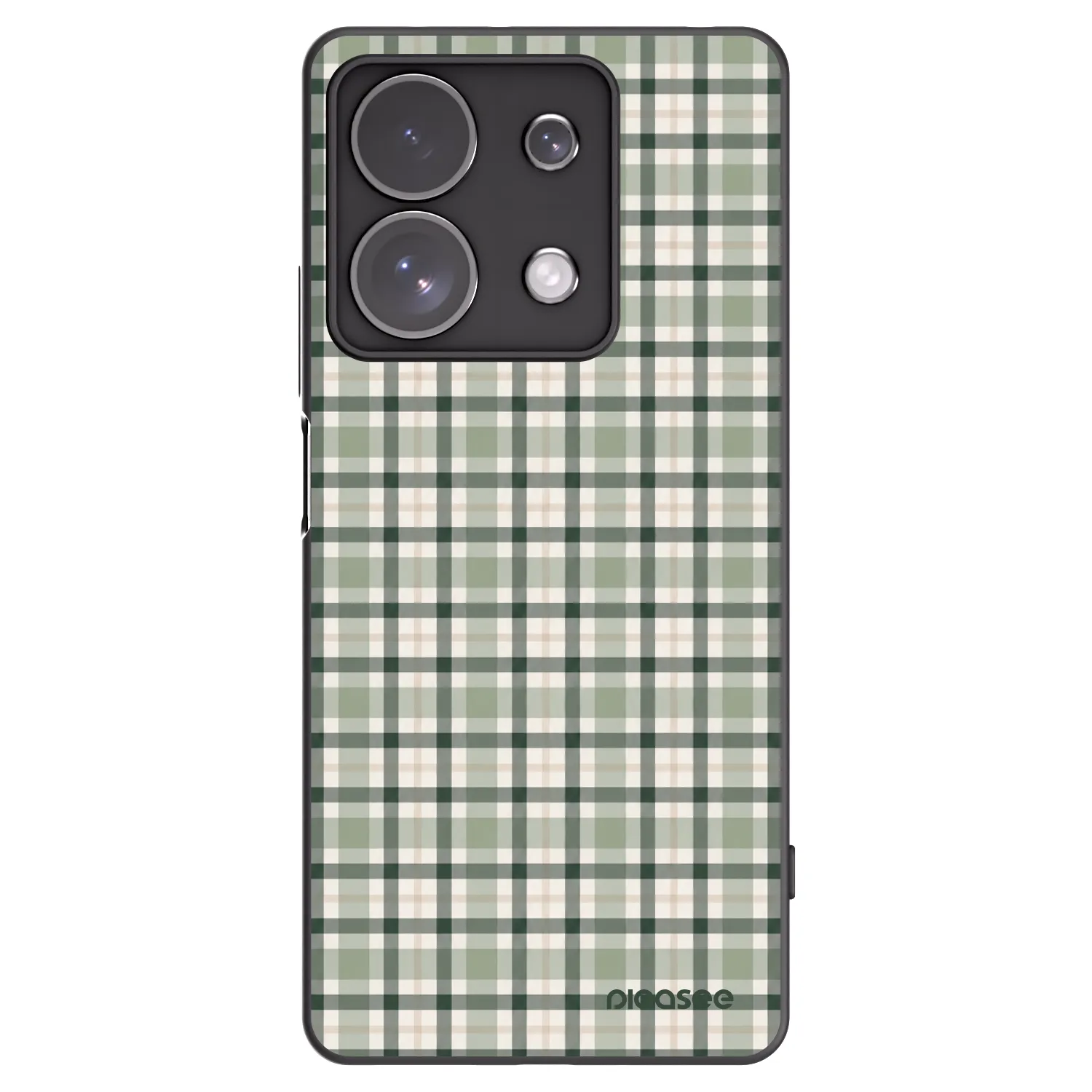 Picasee fekete szilikon tok az alábbi mobiltelefonokra Xiaomi Redmi Note 13 Pro 4G - Sage Tartan